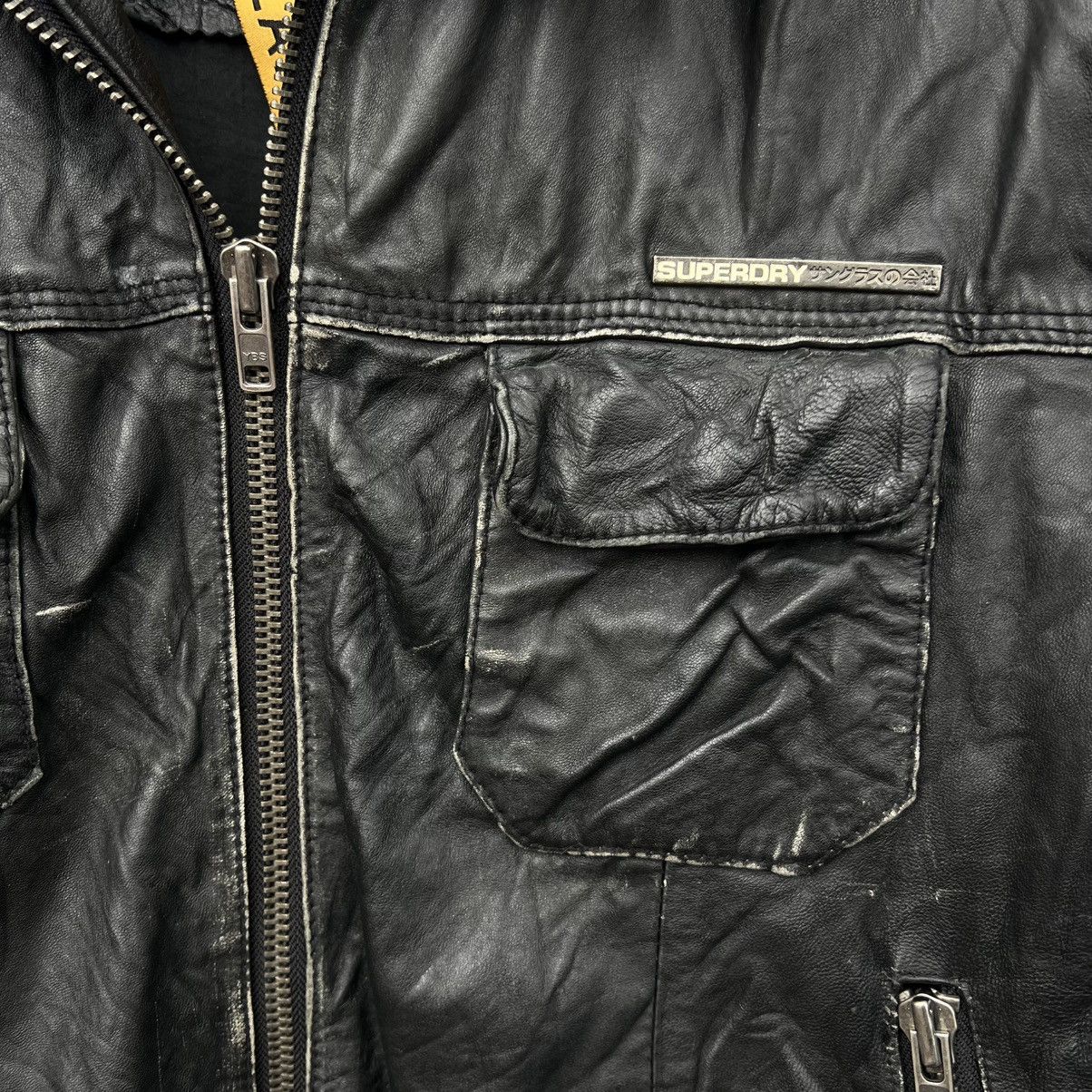 Superdry Super dry Superdry leather jacket vintage Size US L / EU 52-54 / 3 - 6 Thumbnail