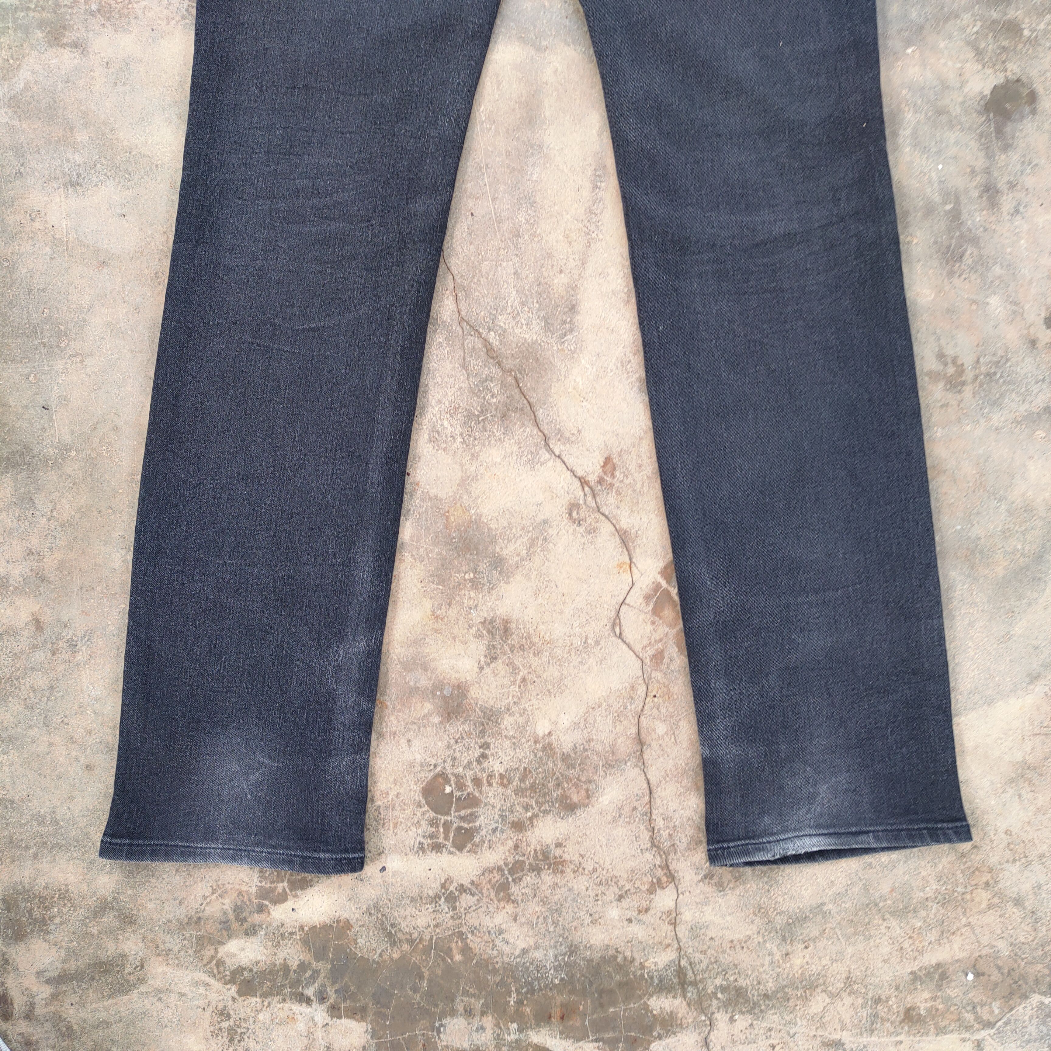Japanese Brand VINTAGE JAPANESE SKINNY BLACK JEANS DENIM PANTS Size US 29 - 13 Thumbnail