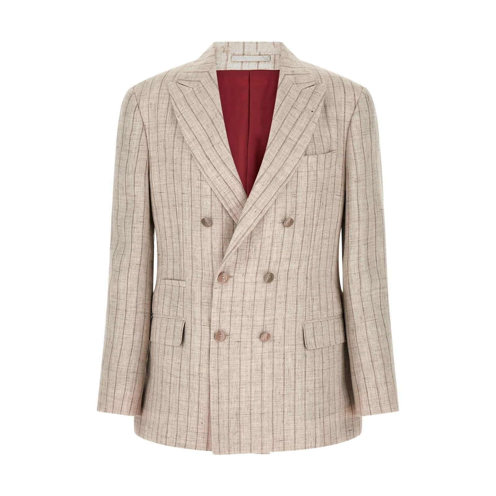 Brunello Cucinelli BRUNELLO CUCINELLI $4450 Light Gray deconstructed Blazer New Size US XXL / EU 58 / 5 - 1 Thumbnail