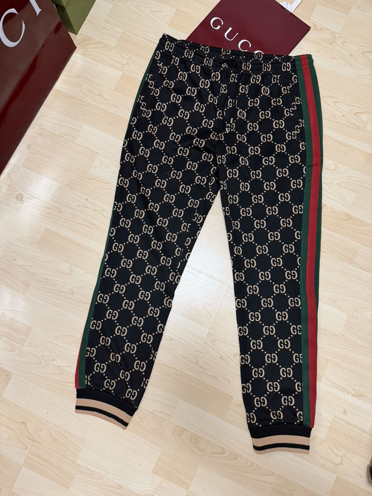 Gucci Gucci GG cotton Jersey Jogger pants Size US 44 / EU 60 - 2 Thumbnail