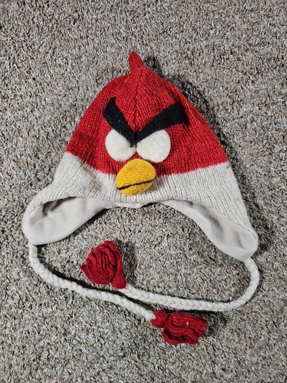Other 100% Wool Angry Birds Winter Hat Beanie Size ONE SIZE - 1 Thumbnail