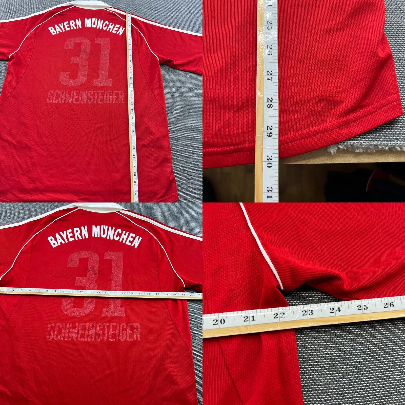 Adidas Bayern Munich Jersey Mens Adidas Football 2006 2007 Home Schweinsteiger Red L Size US L / EU 52-54 / 3 - 9 Thumbnail