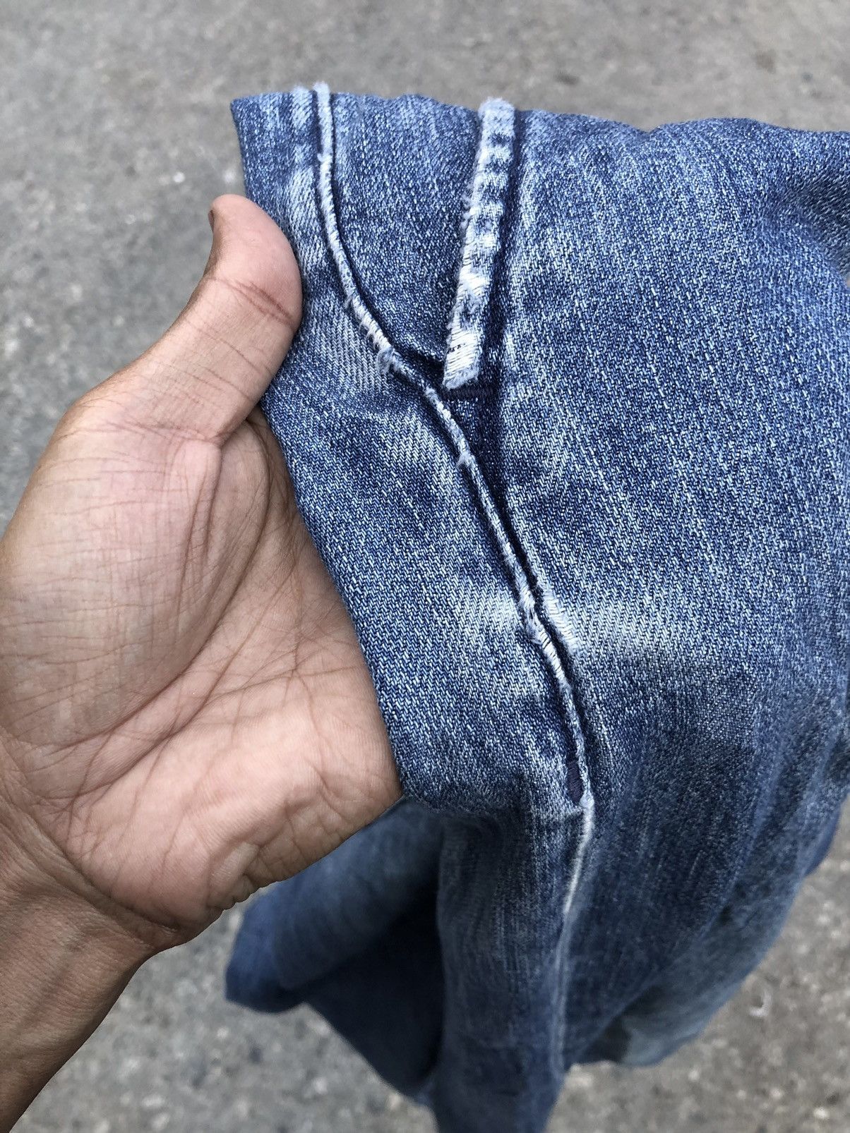 Japanese Brand SUPER BAGGY⚡️⚡️COEN JAPAN DISTRESSED JEANS Size US 28 / EU 44 - 4 Thumbnail