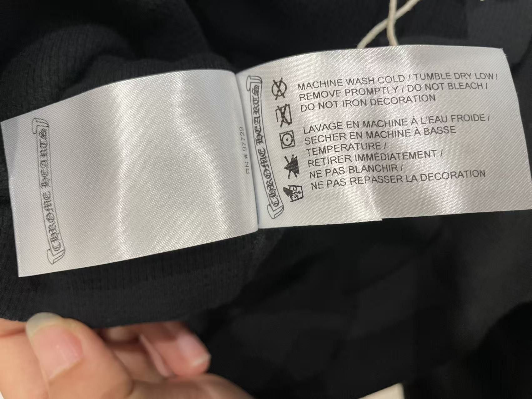 Chrome Hearts Chrome Hearts Blue Script Thermal Zip Up Hoodie Size M / US 6-8 / IT 42-44 - 8 Thumbnail