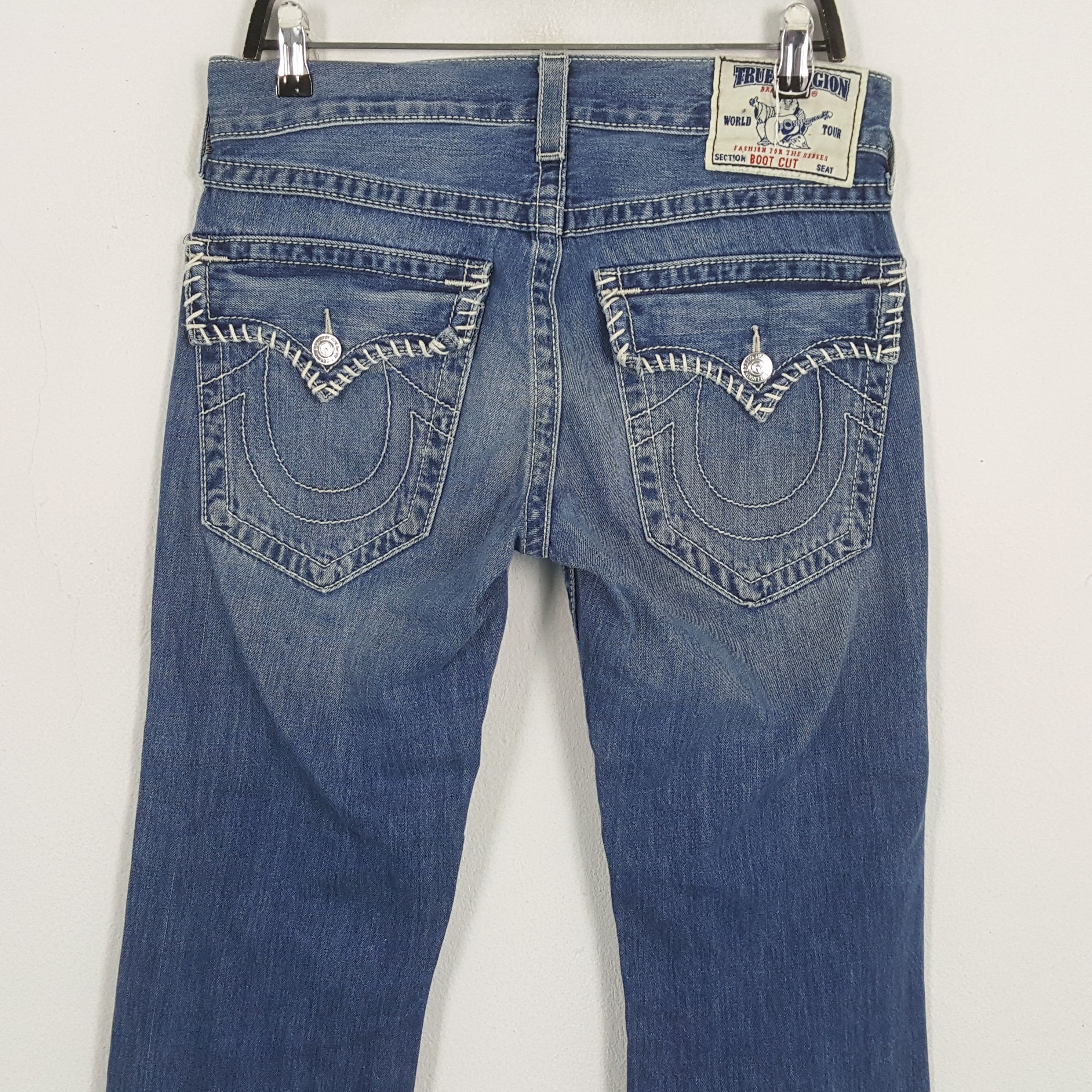 True Religion × Vintage TRUE RELIGION Streetwear Fashion Style Jeans Size US 32 / EU 48 - 2 Thumbnail