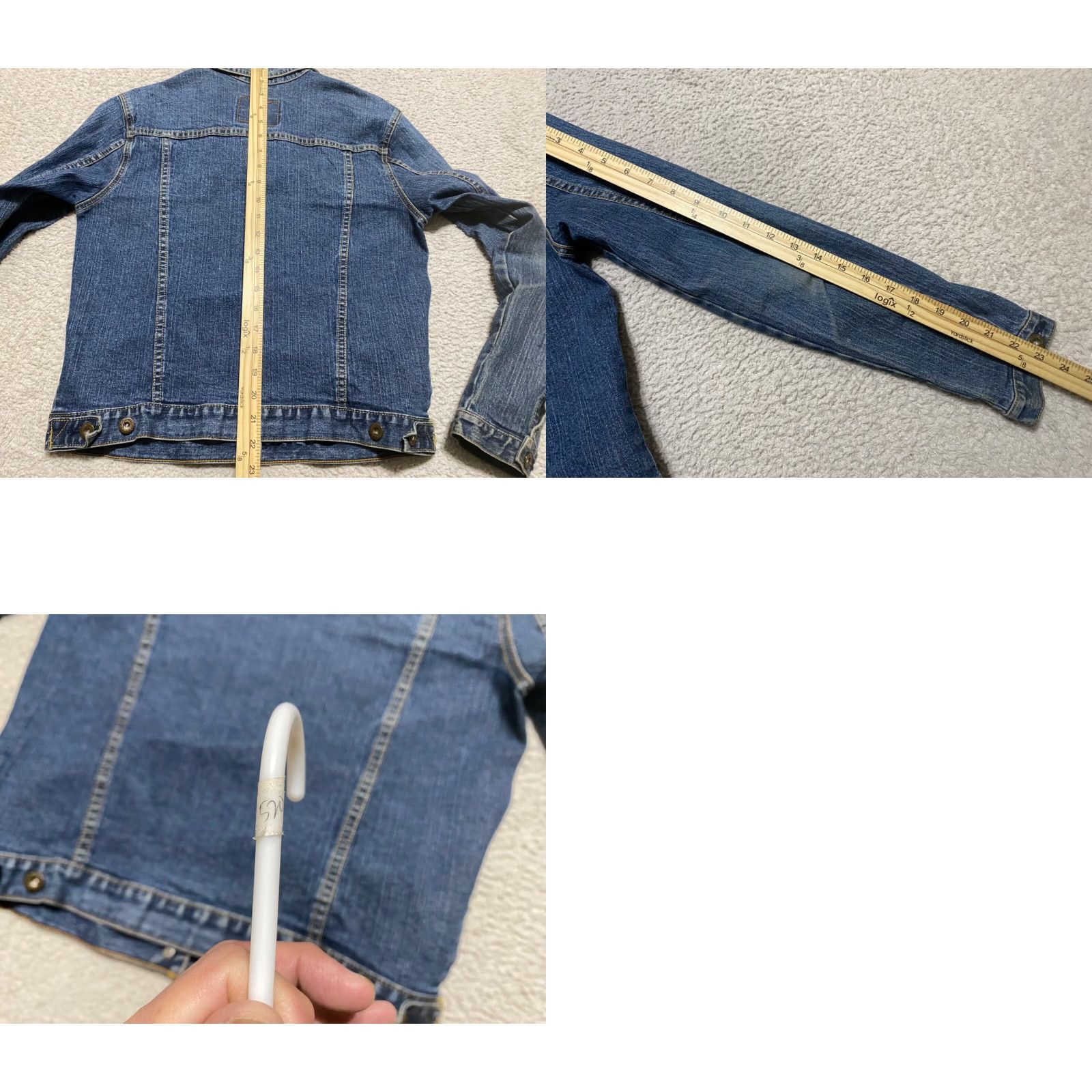 Levi's Levi's Womens Small Jean Jacket Blue Denim Signature Trucker Button Up Pockets Size 28" / US 6 / IT 42 - 8 Thumbnail