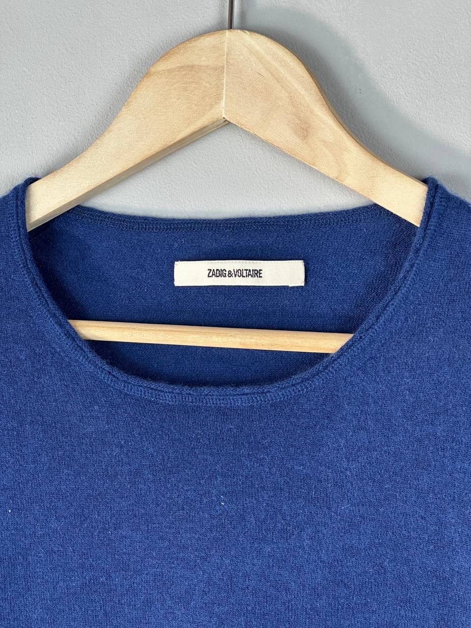 Zadig & Voltaire Zadig Voltaire Cashmere Crewneck Blue Sweater Size US S / EU 44-46 / 1 - 4 Thumbnail