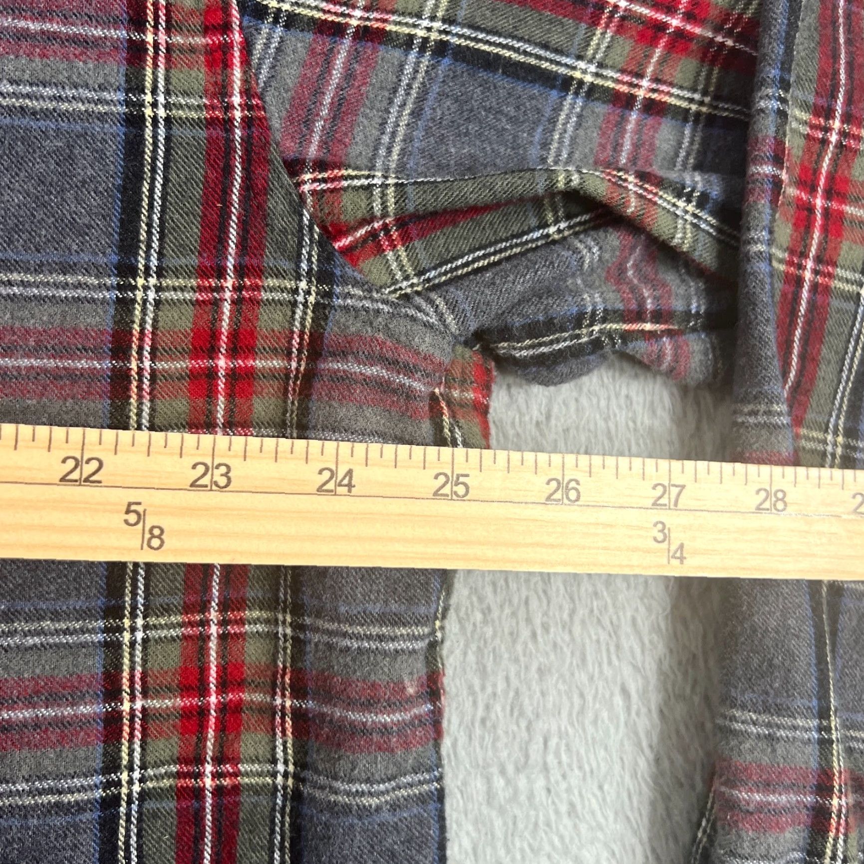 Vintage LL Bean Shirt Mens XL Gray Plaid Flannel Button-Down 228061 90s Outdoor Classic Mens Size US XL / EU 56 / 4 - 5 Thumbnail