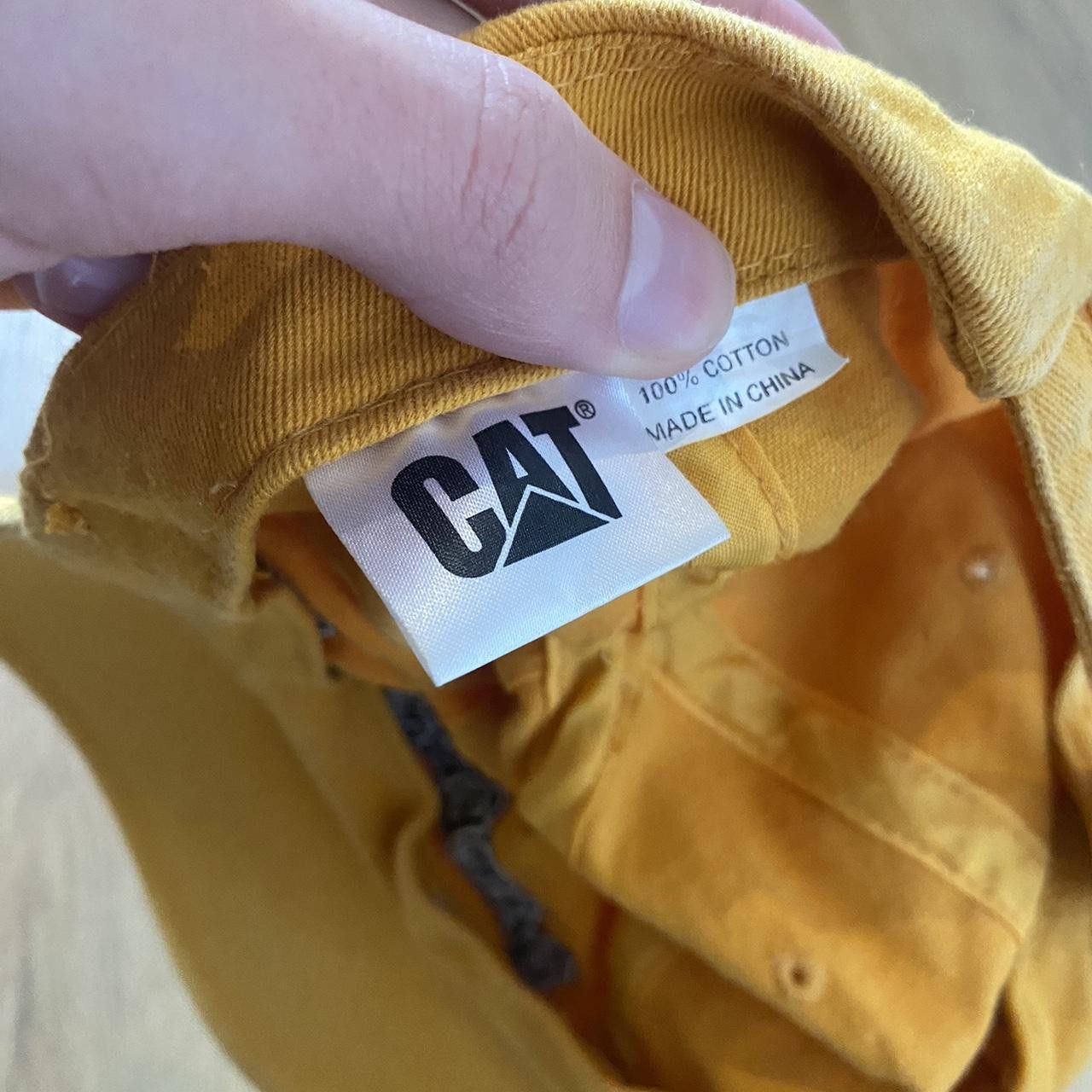 Caterpillar Yellow Caterpillar adjustable cap #workwear Vintage Size ONE SIZE - 5 Thumbnail