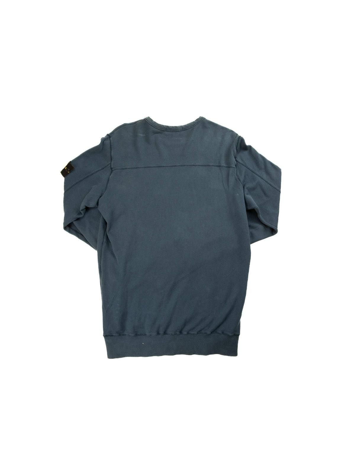 Stone Island Stone Island Mens Navy Lightweight Sweatshirt Large Navy Size US L / EU 52-54 / 3 - 6 Thumbnail