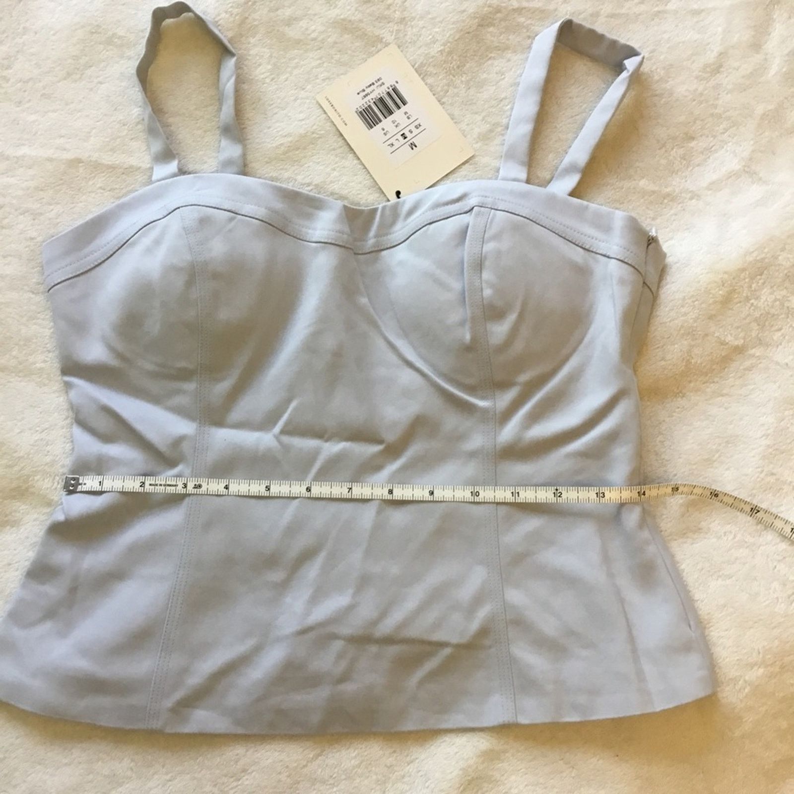 Other Love Bonito Baby Blue Armelle Panel Bustier Top Size M / US 6-8 / IT 42-44 - 15 Thumbnail