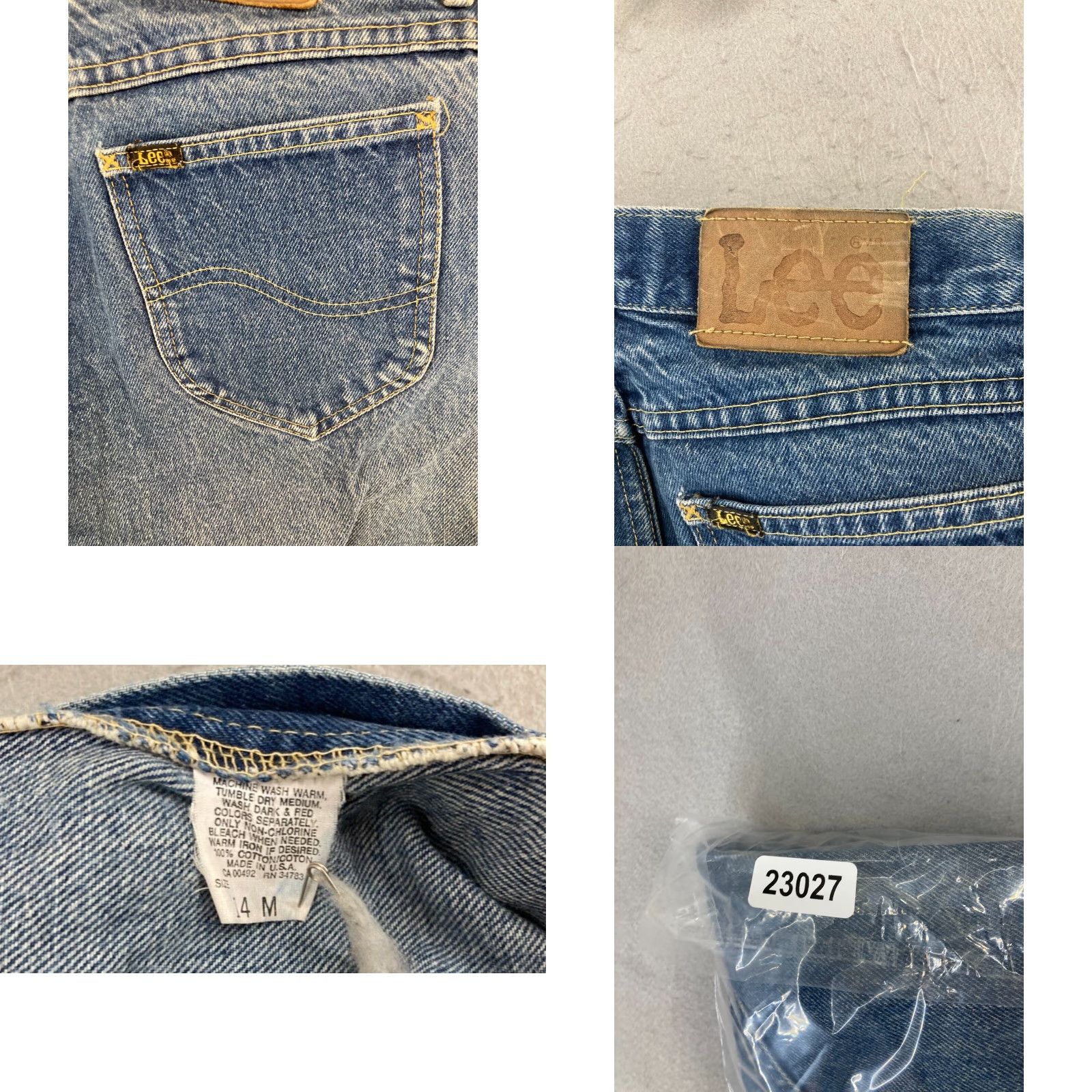 Lee VINTAGE Lee Womens Mom Jeans 14M Relaxed USA MADE Denim 5-Pocket Blue 31in Inseam Mens? Size 36" / US 14 / IT 50 - 8 Thumbnail