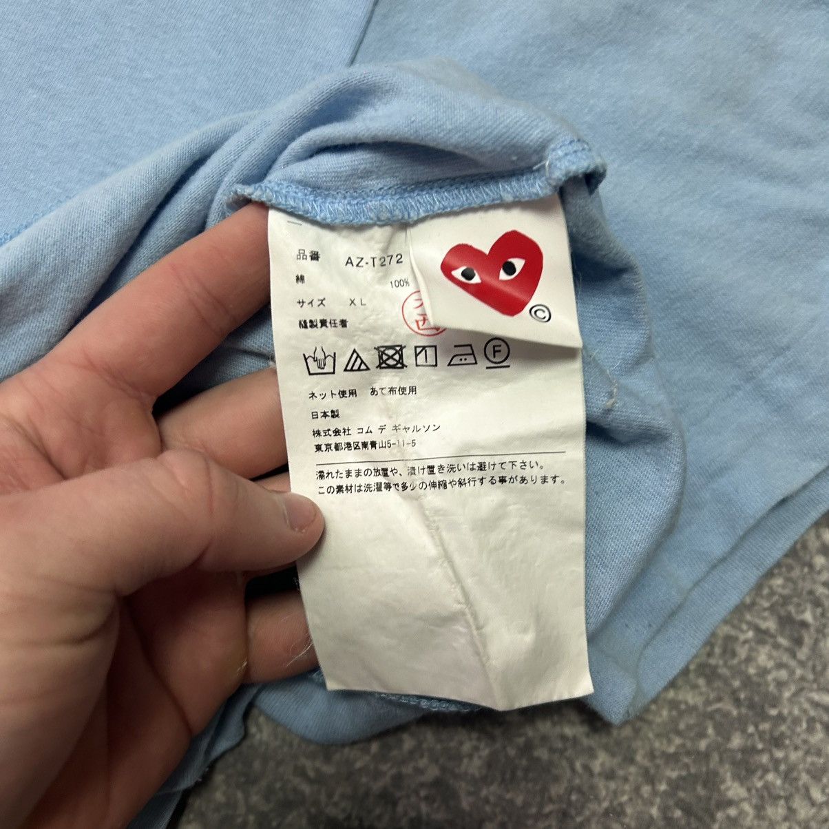 Comme des Garcons PLAY Luxury Play Comme Des Garcons Small logo basic y2k tee Size US XL / EU 56 / 4 - 9 Thumbnail