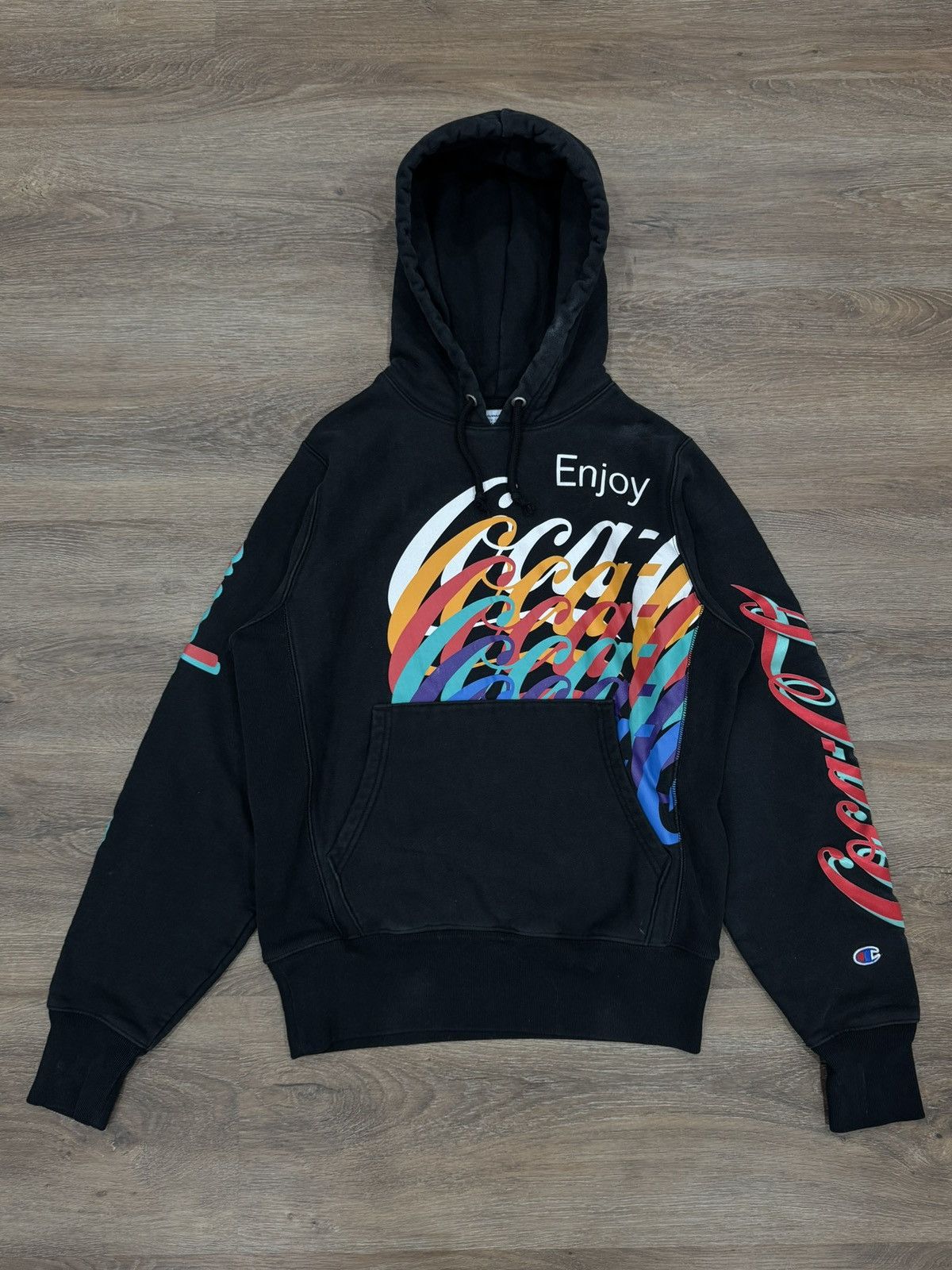 Champion × Coca Cola × Vintage Vintage Champion Reverse Weave Coca Cola Hoodie Size US S / EU 44-46 / 1 - 2 Thumbnail