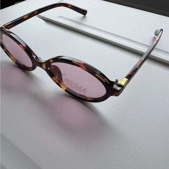 Other Used Stylish Pink Tortoiseshell Sunglasses Size ONE SIZE - 3 Thumbnail