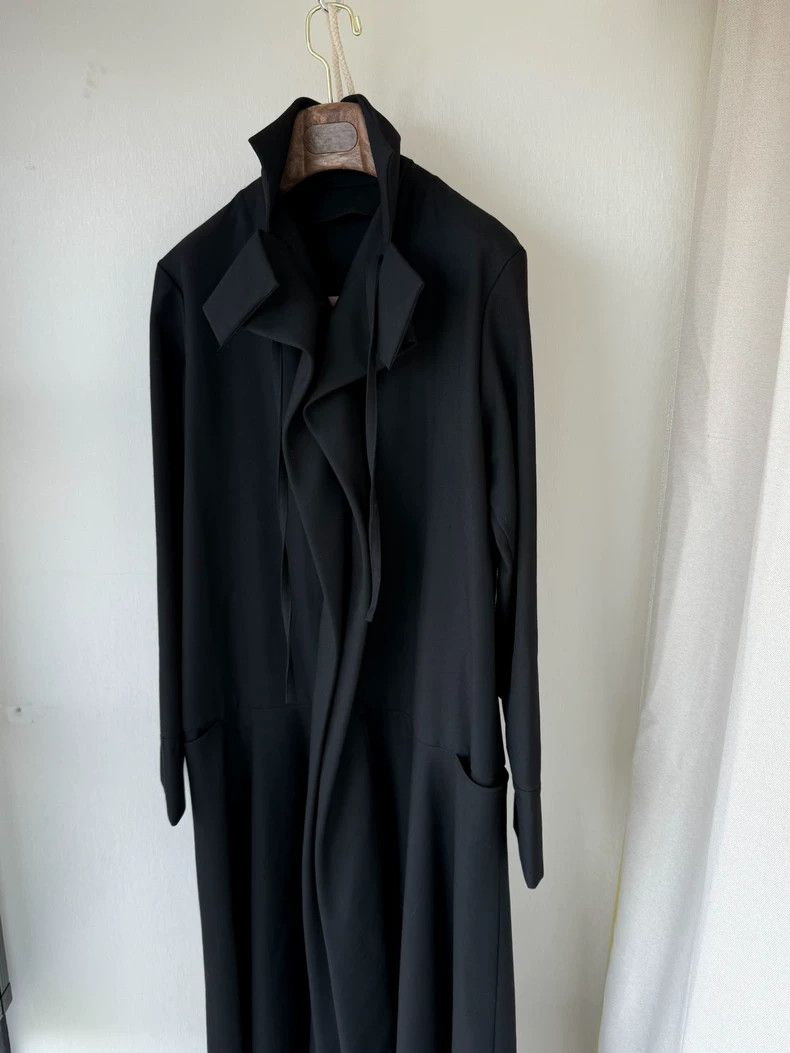 Yohji Yamamoto Yohji Yamamoto size 1 Noir irregular dimensional placket wo Size S / US 4 / IT 40 - 4 Thumbnail