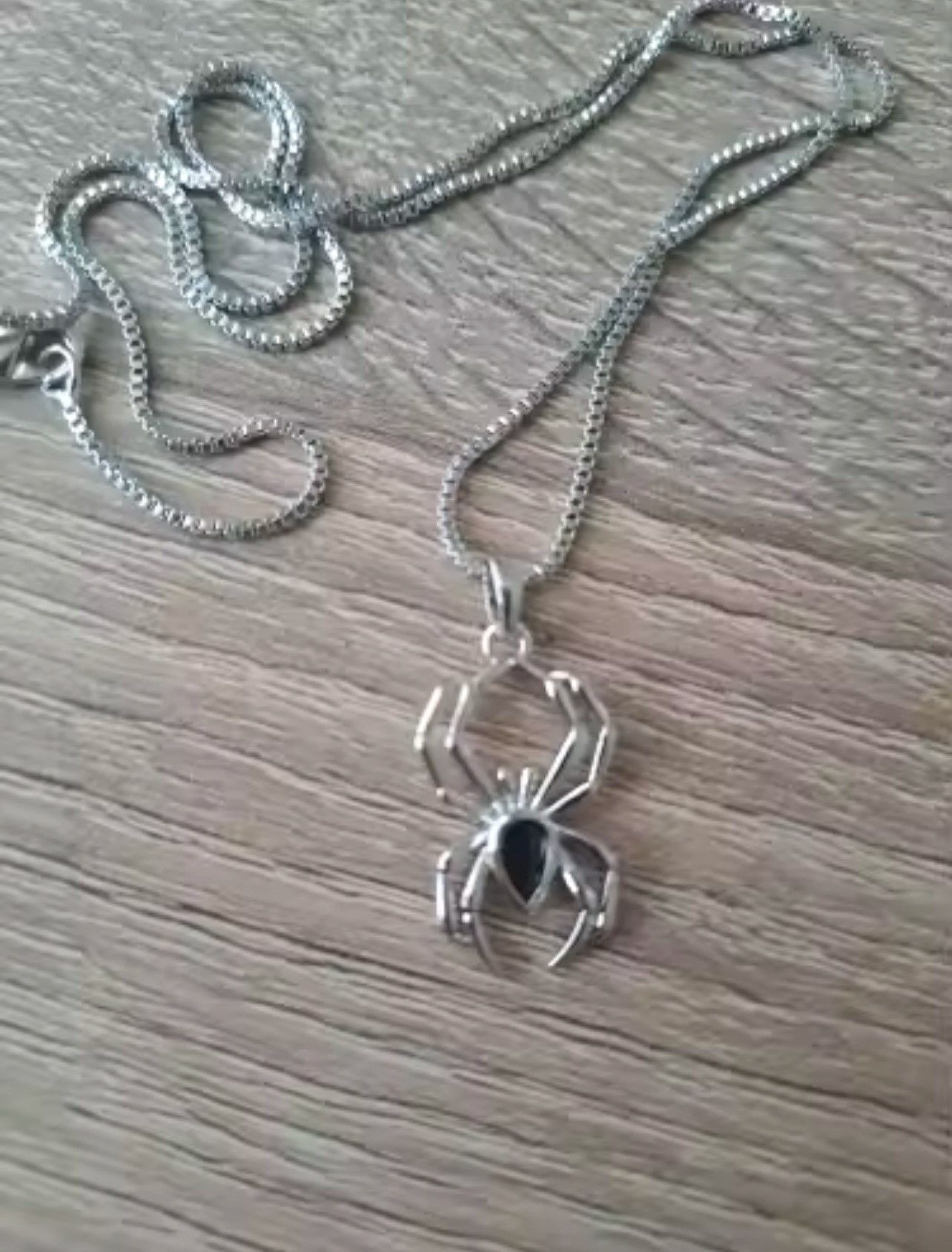 Other Huitan Spider Pendant Necklace Silver Chain Size ONE SIZE - 1 Thumbnail