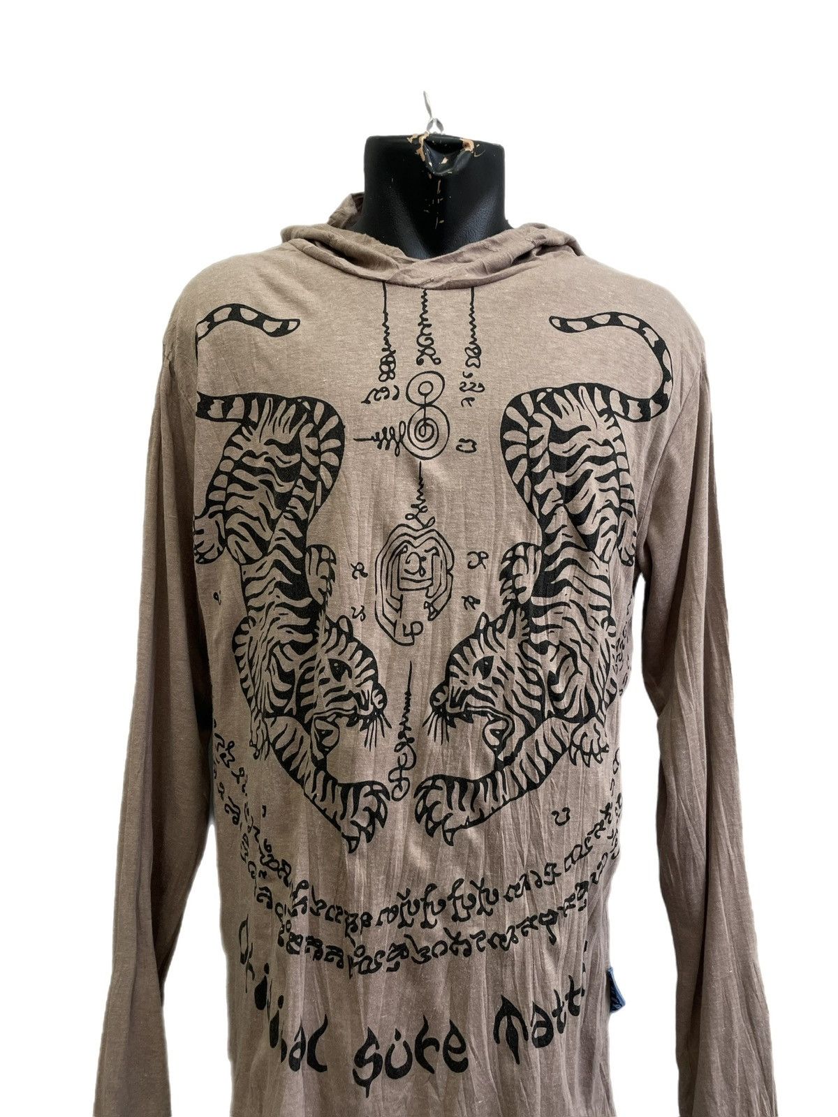 Japanese Brand Sure brown graphic JPG style hoodie rare y2k tribal style Size US M / EU 48-50 / 2 - 2 Thumbnail