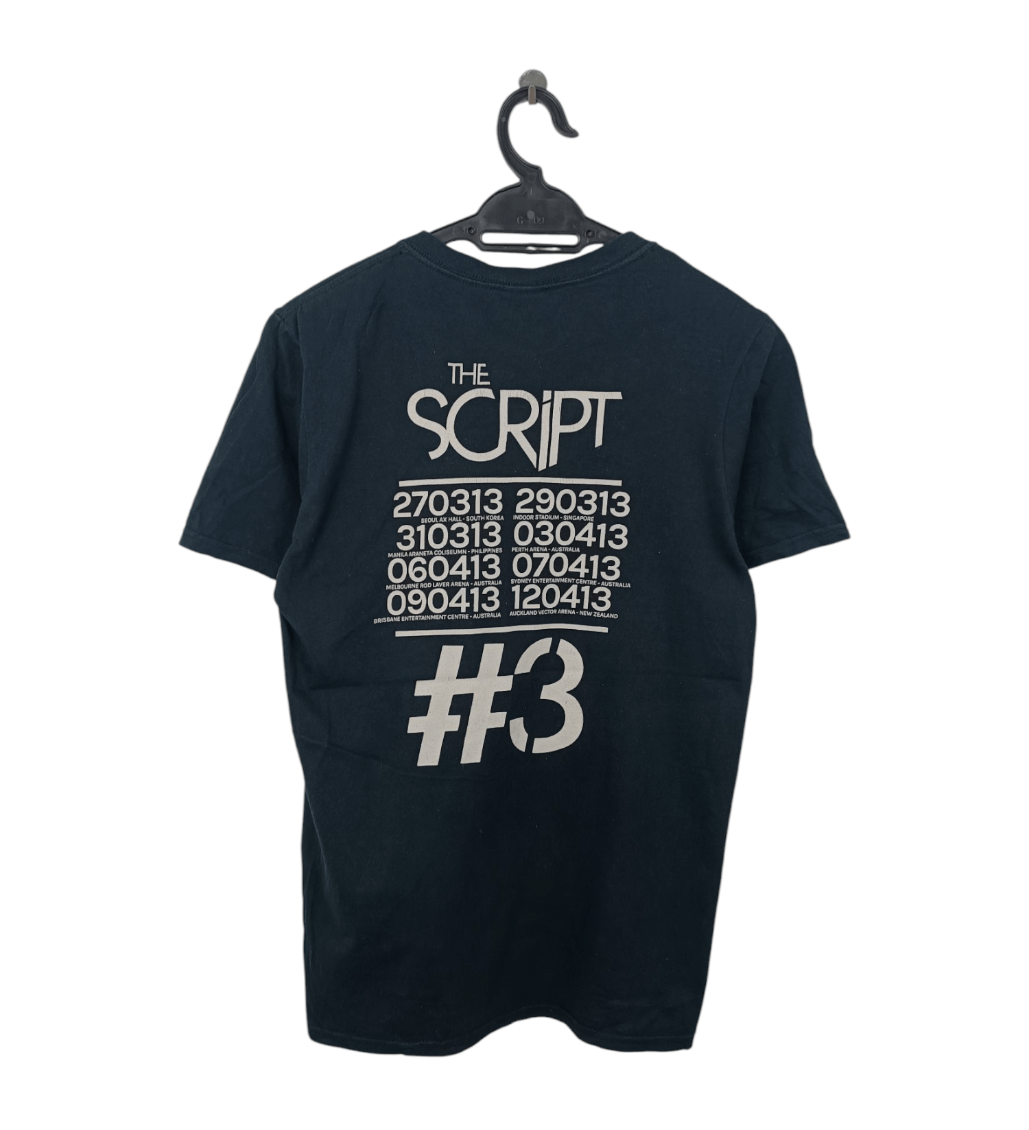 Band Tees VINTAGE 2013 THE SCRIPT WORLD TOUR TEE maroon 5 greenday Size US S / EU 44-46 / 1 - 2 Thumbnail
