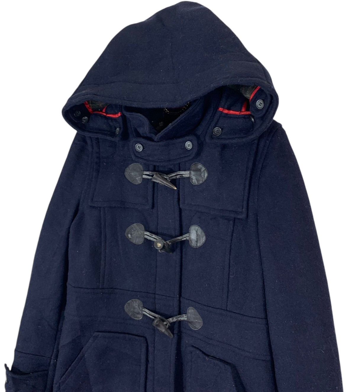 Barbour VINTAGE BARBOUR TOGGLE BUTTON DUFFLE COAT Size M / US 6-8 / IT 42-44 - 3 Thumbnail