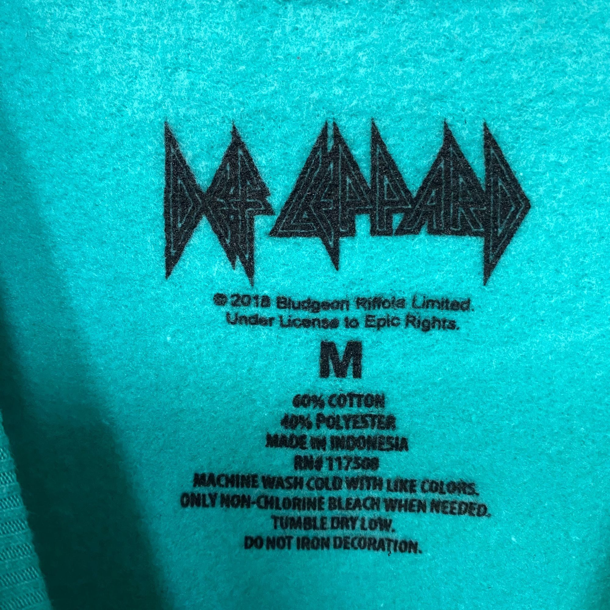 Def Leppard Def Leppard Skull Crew Neck Teal Sweatshirt Medium Size US M / EU 48-50 / 2 - 4 Thumbnail