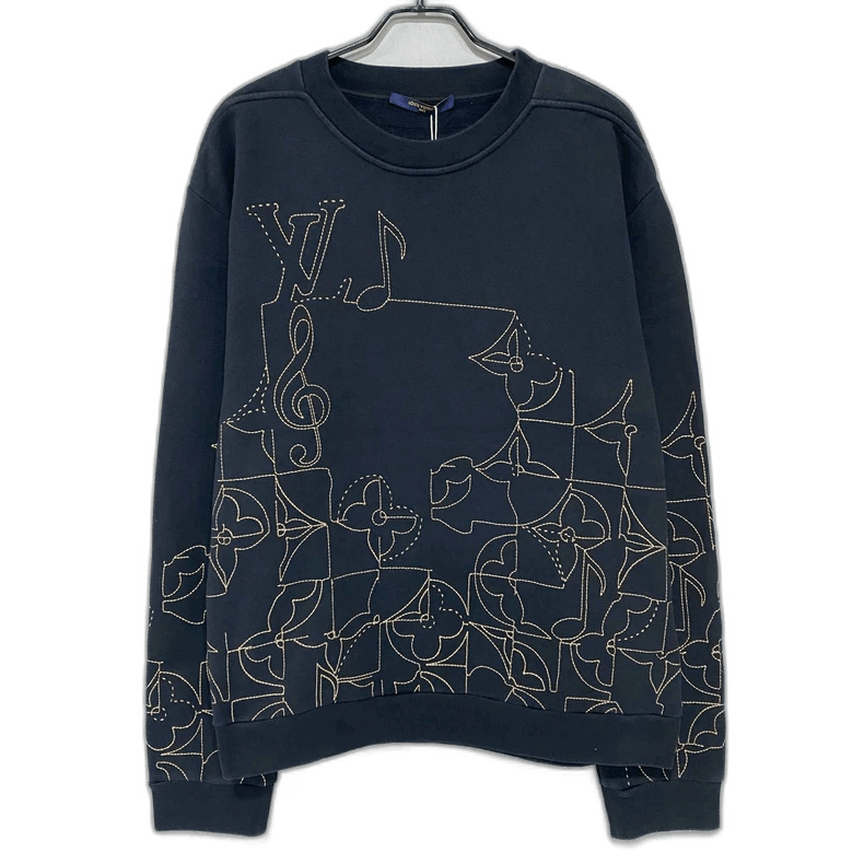 Louis Vuitton Louis Vuitton Music Note Sweatshirt-yf Size US XXL / EU 58 / 5 - 1 Thumbnail