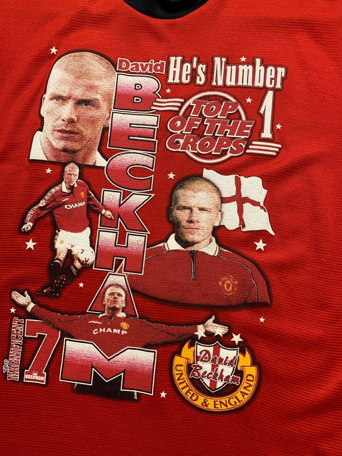 Vintage Vintage Beckham 7 England Manchester United tee rare S Size US S / EU 44-46 / 1 - 4 Thumbnail