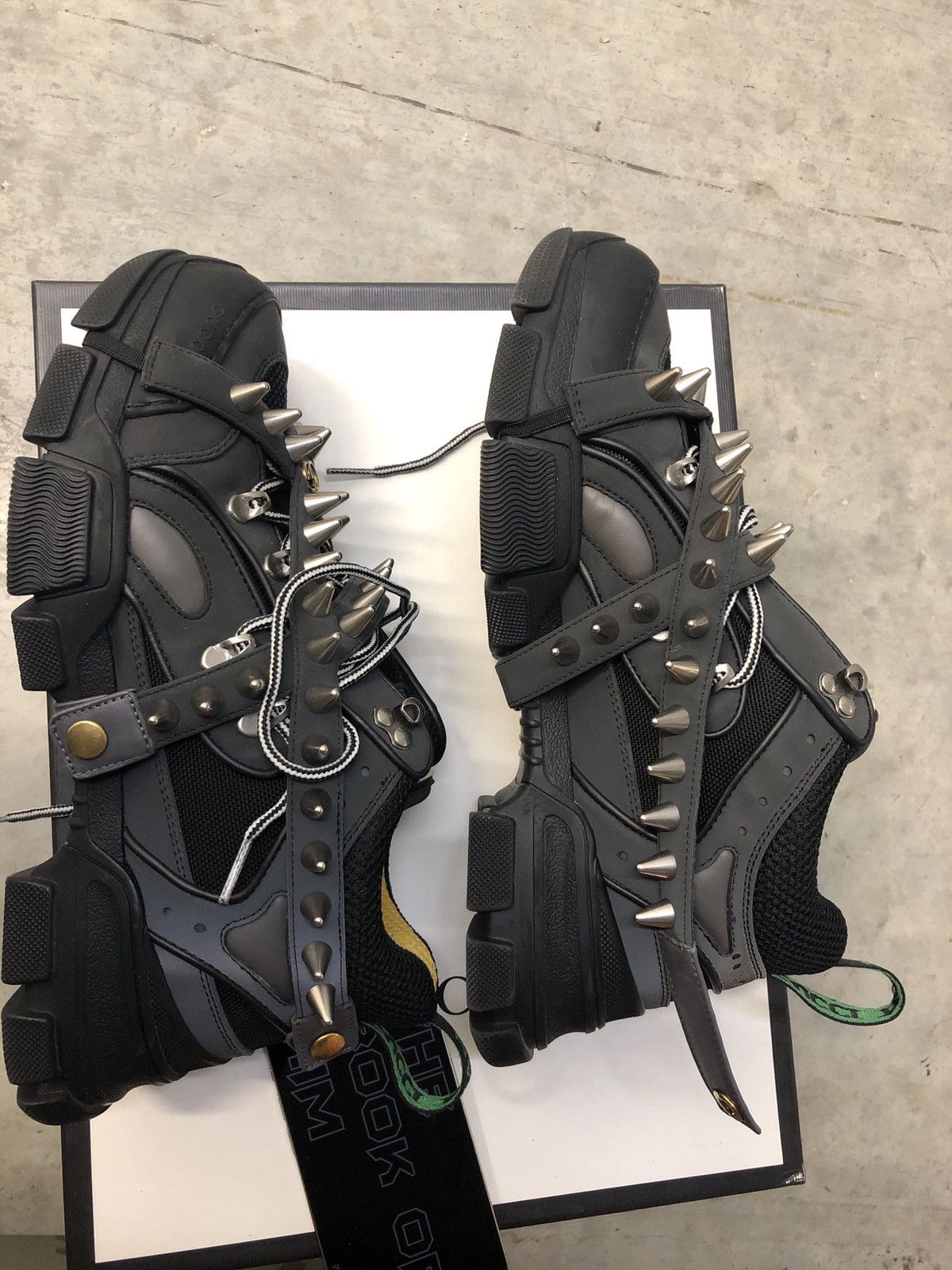 Gucci Designer Gucci Sega Flashtrek Spike Sneakers Size US 8.5 / EU 41-42 - 2 Thumbnail