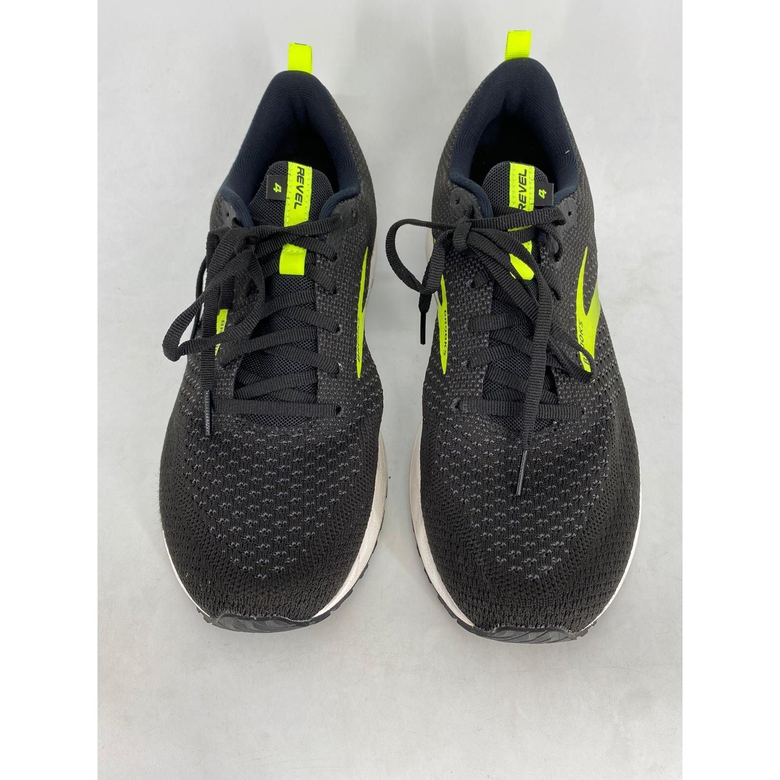 Brooks Brooks Men Revel 4 Black/White/Yellow Running Shoe Size 10.5 Size US 10.5 / EU 43-44 - 2 Thumbnail