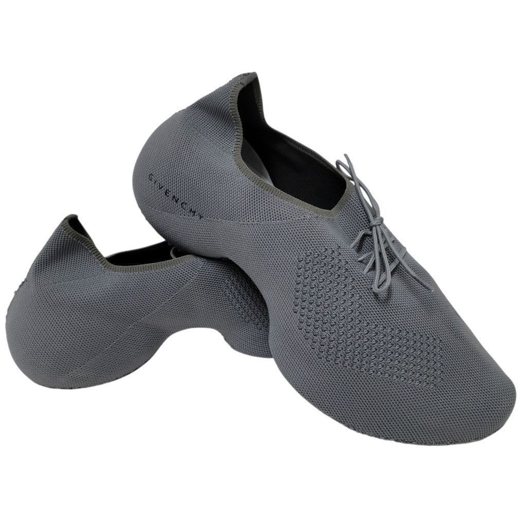 Givenchy Givenchy Men TK-360 Gray Laces Up Knit Sneakers EU45 (US11) Size US 11 / EU 44 - 1 Thumbnail