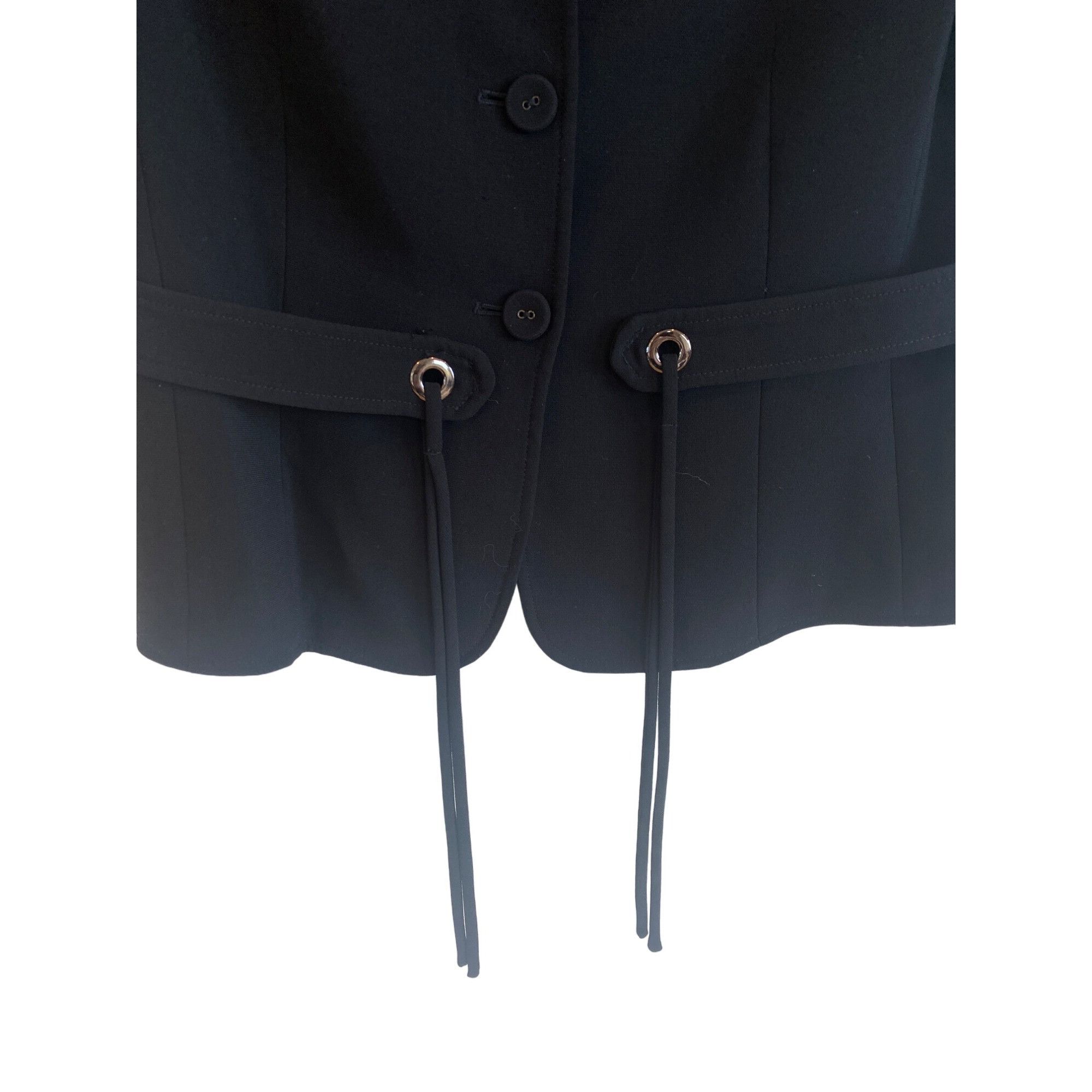 Other Tahari Short Sleeve Blazer Black Women’s 8P Petite Arthur S. Size M / US 6-8 / IT 42-44 - 11 Thumbnail