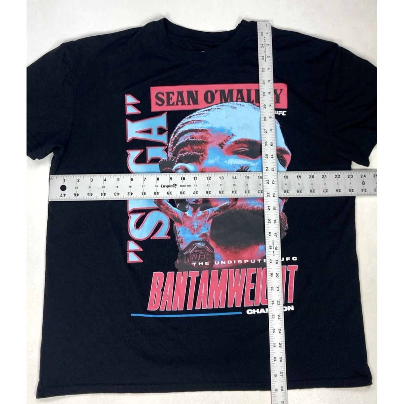 UFC UFC Sean Suga O'malley Bantamweight Champion Graphic T-shirt Men XL Black Size US XL / EU 56 / 4 - 5 Thumbnail