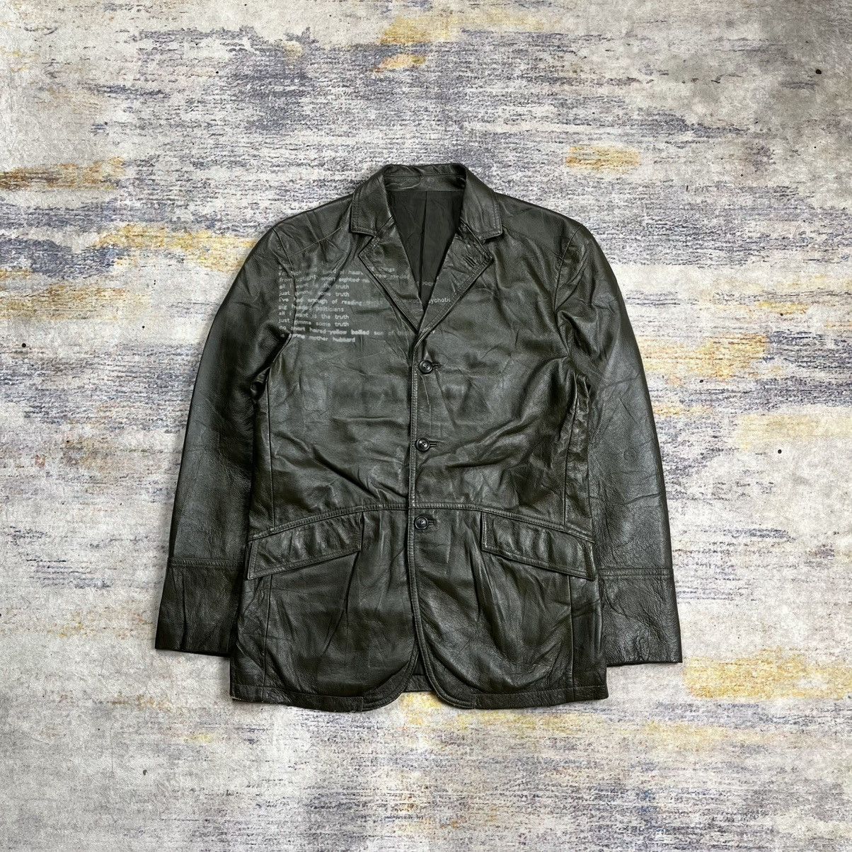 Men's Isamu Katayama Backlash Leather Jackets | Grailed