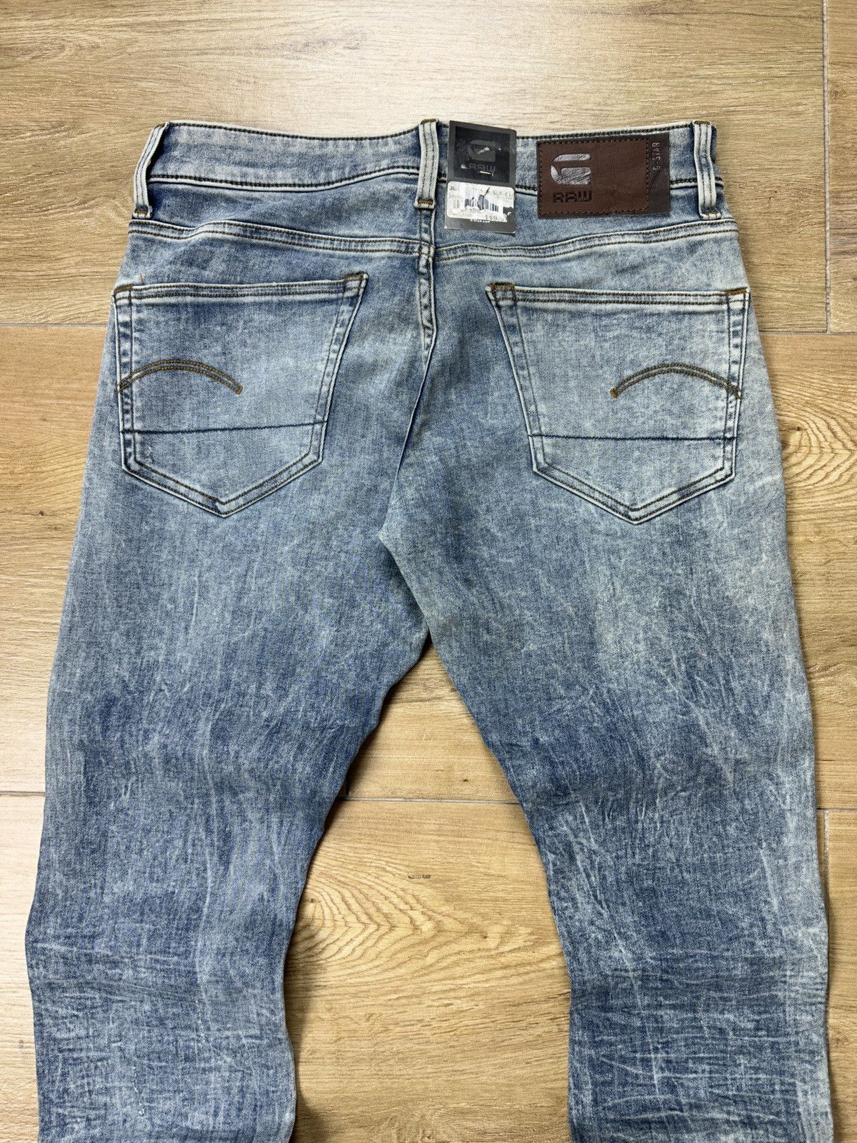 G-Star NEW🏷️ G-Star Raw 3301 Deconstructed Super Slim Denim Jeans Size US 29 - 9 Thumbnail