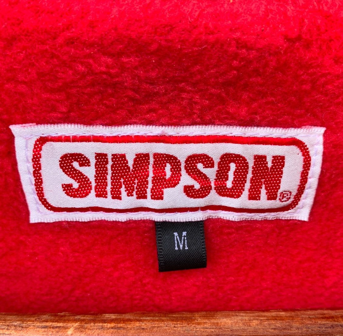 Vintage Simpson Usa Race Track Fleece Jacket Embroidered Logo Size US M / EU 48-50 / 2 - 12 Thumbnail