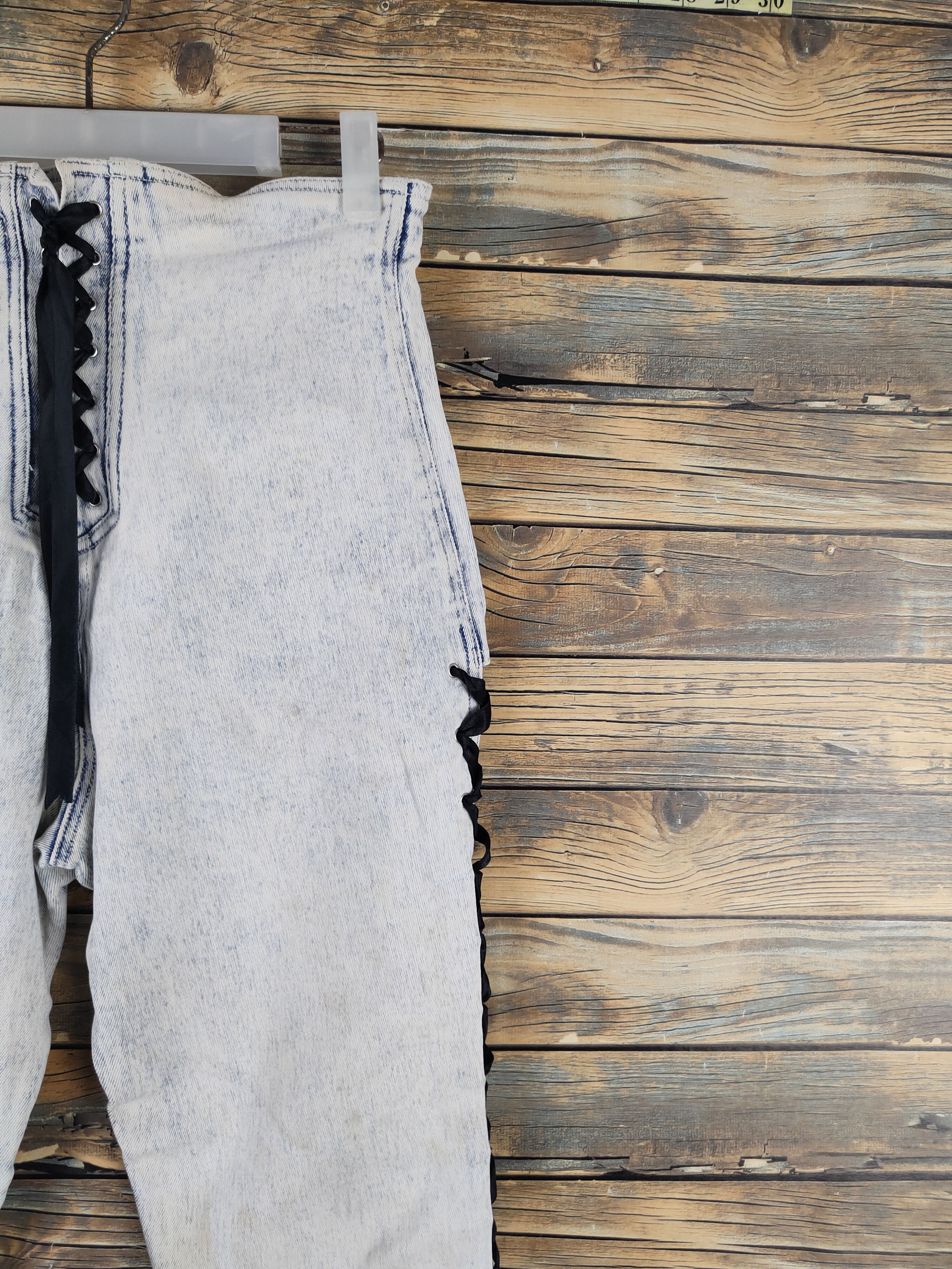 Japanese Brand DL I.o.u Blue Distressed Ripped Jeans #1110 Size 28" / US 6 / IT 42 - 5 Thumbnail