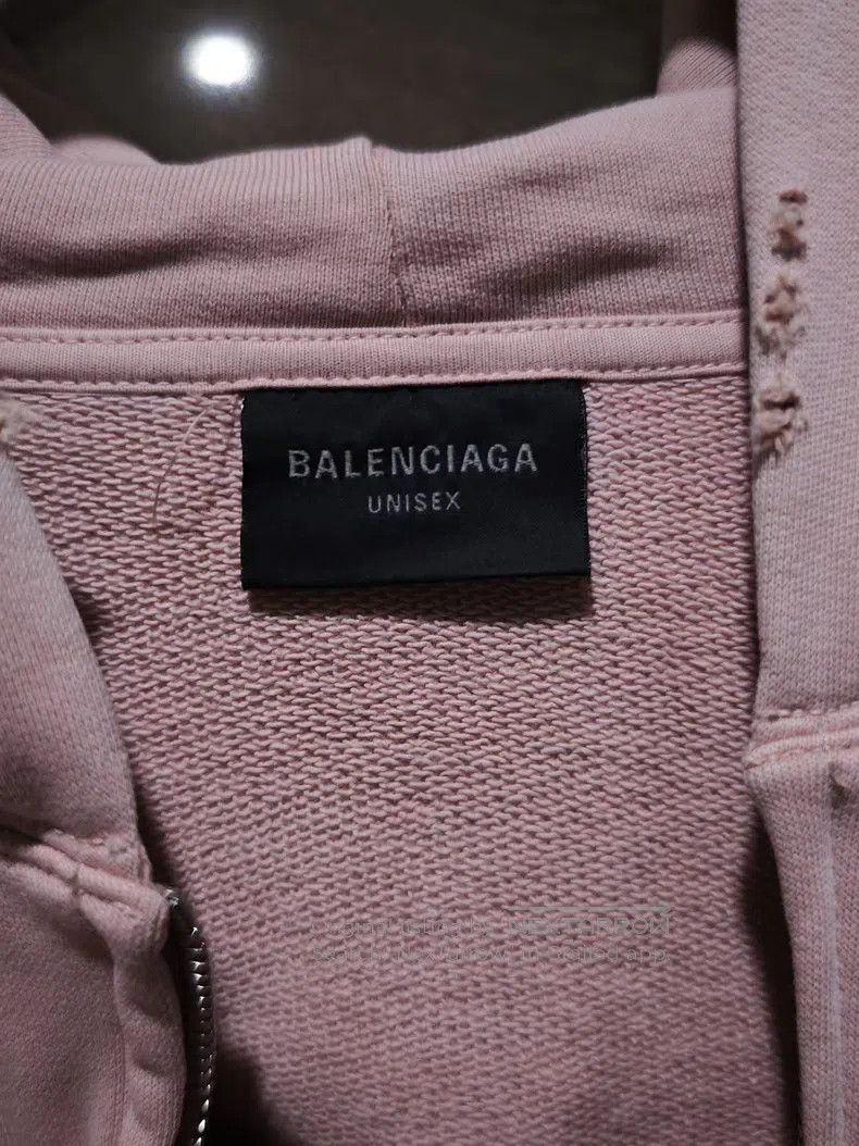 Balenciaga Balenciaga Pink Hooded Sweater Size US M / EU 48-50 / 2 - 5 Thumbnail