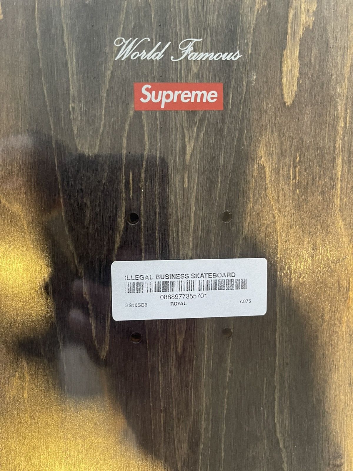 Supreme SUPREME ILLEGAL BUSINESS CONTROLS AMERICA SKATE BOARD SET 4 Size ONE SIZE - 6 Thumbnail