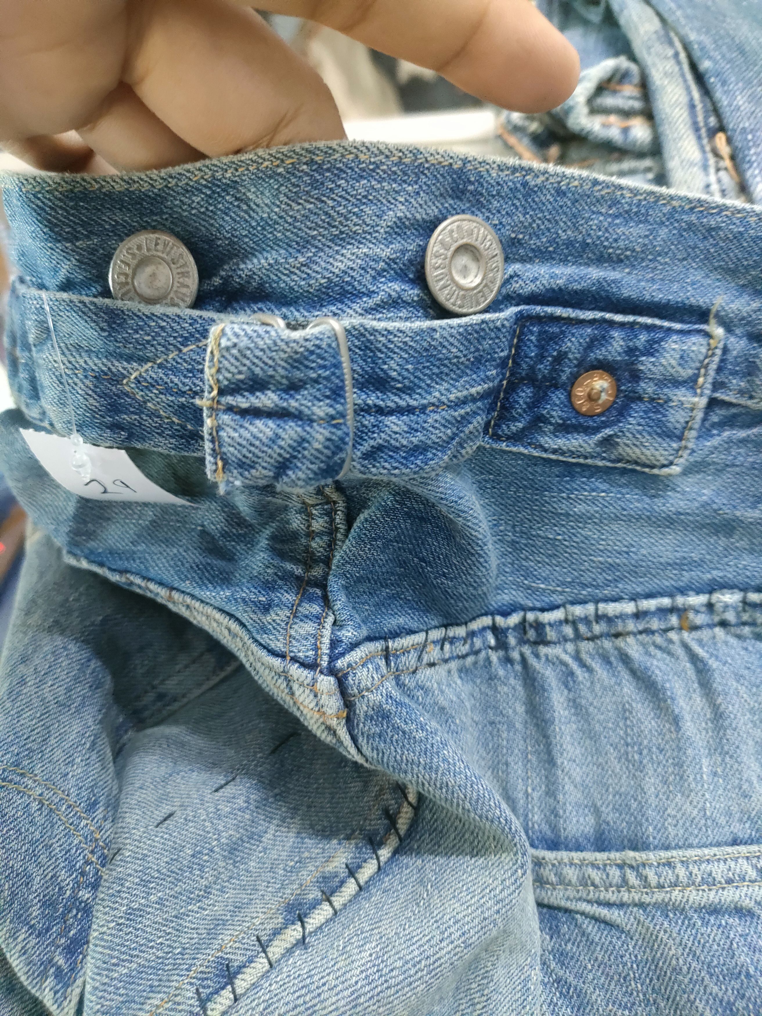 Levi's Vintage Clothing Levi's Patch Bovine Leather Patchwork Selvedge Jeans Size US 29 - 6 Thumbnail
