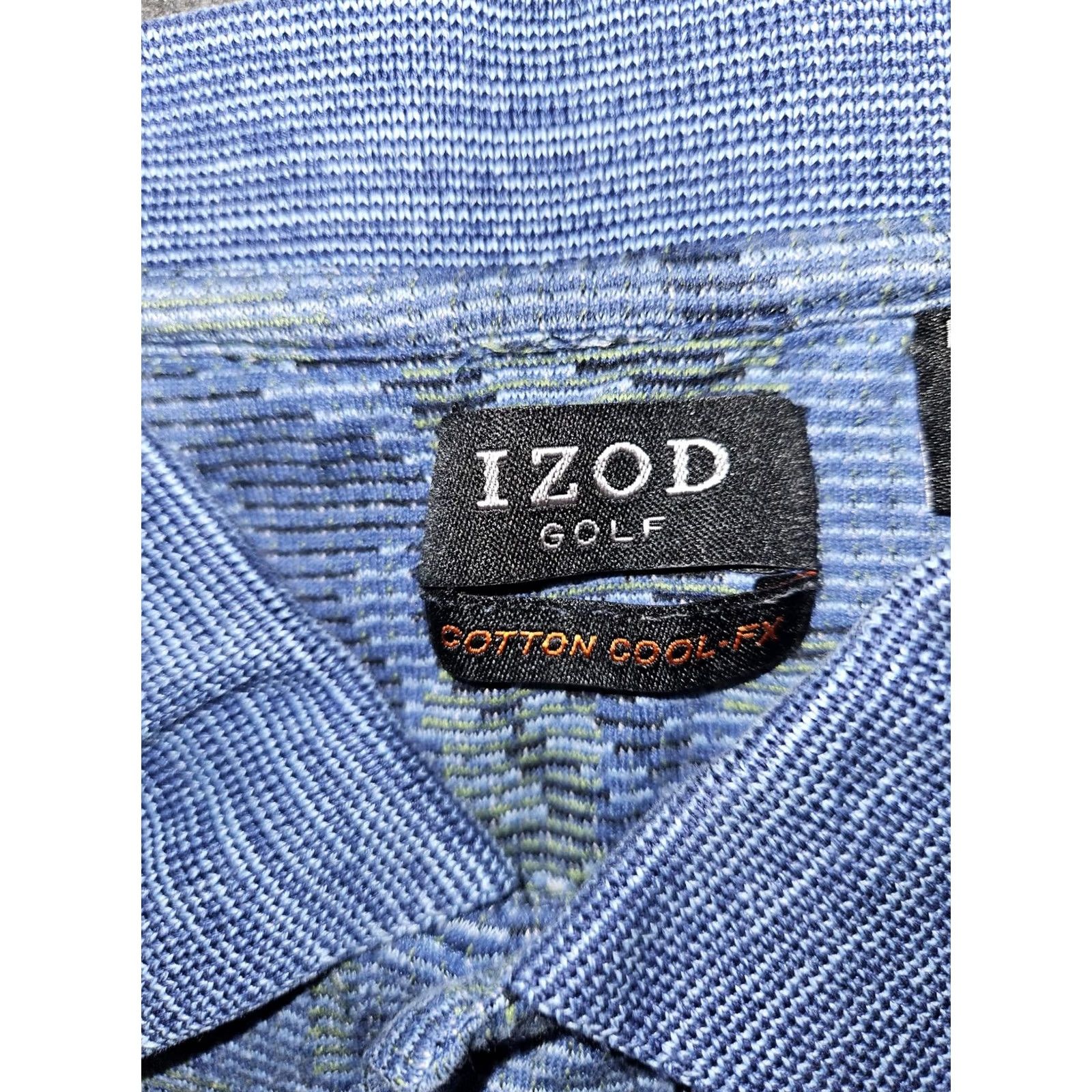 Izod IZOD Shirt Mens L Blue Golf Polo Floral Hawaiian Cotton Cool Short Sleeve Size US L / EU 52-54 / 3 - 2 Thumbnail