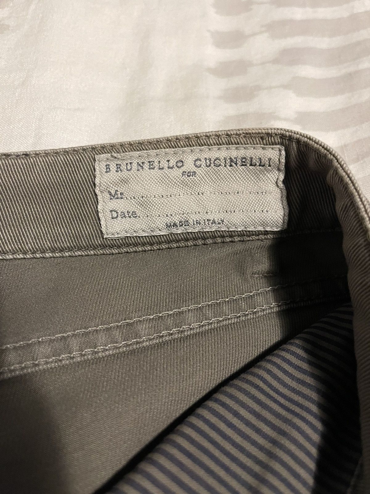 Brunello Cucinelli Brunello Cucinelli Dark Green Jeans Size US 33 - 3 Thumbnail
