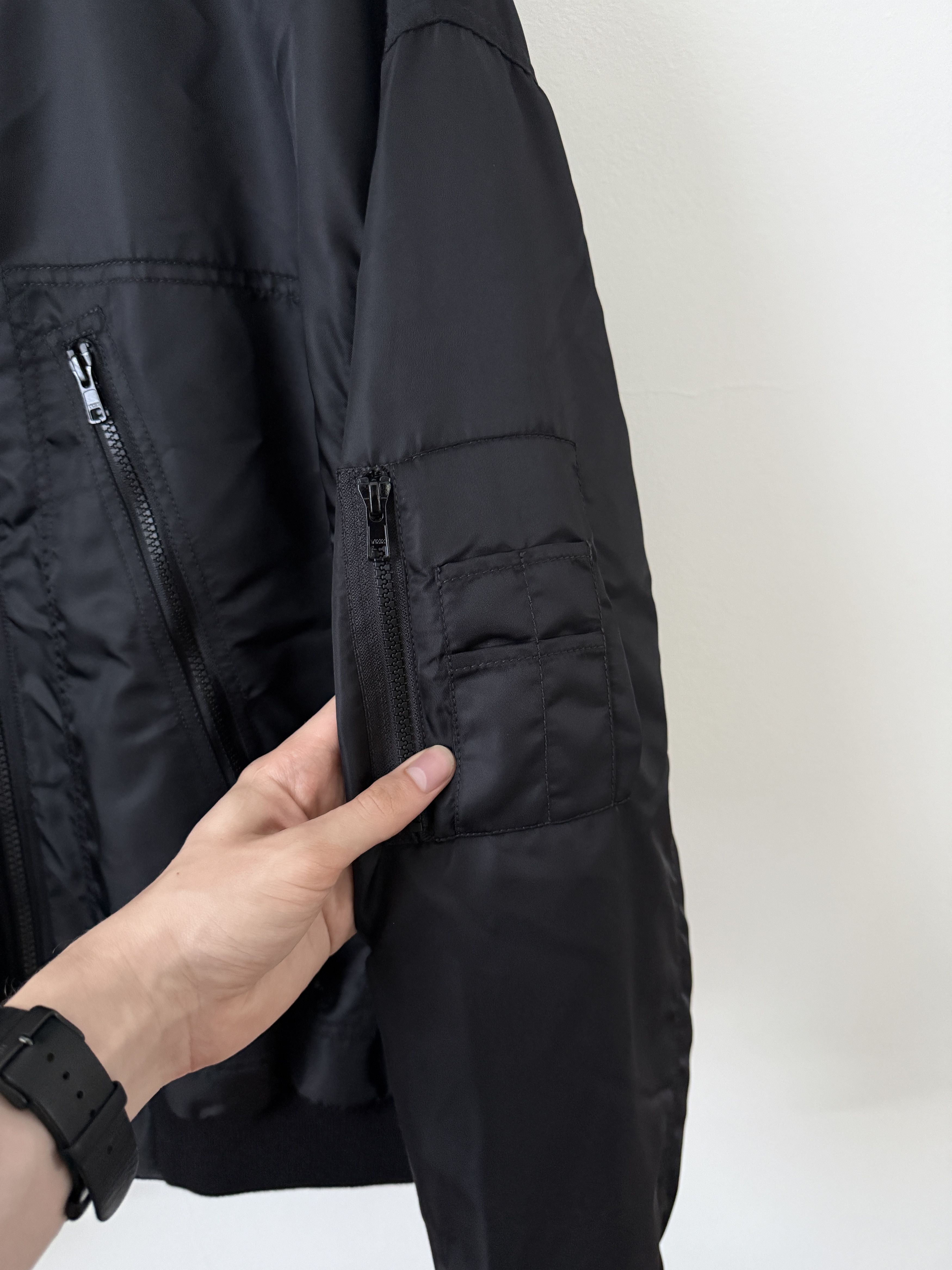 Maison Margiela MM6 Nylon Zip Bomber Jacket Size US M / EU 48-50 / 2 - 14 Thumbnail