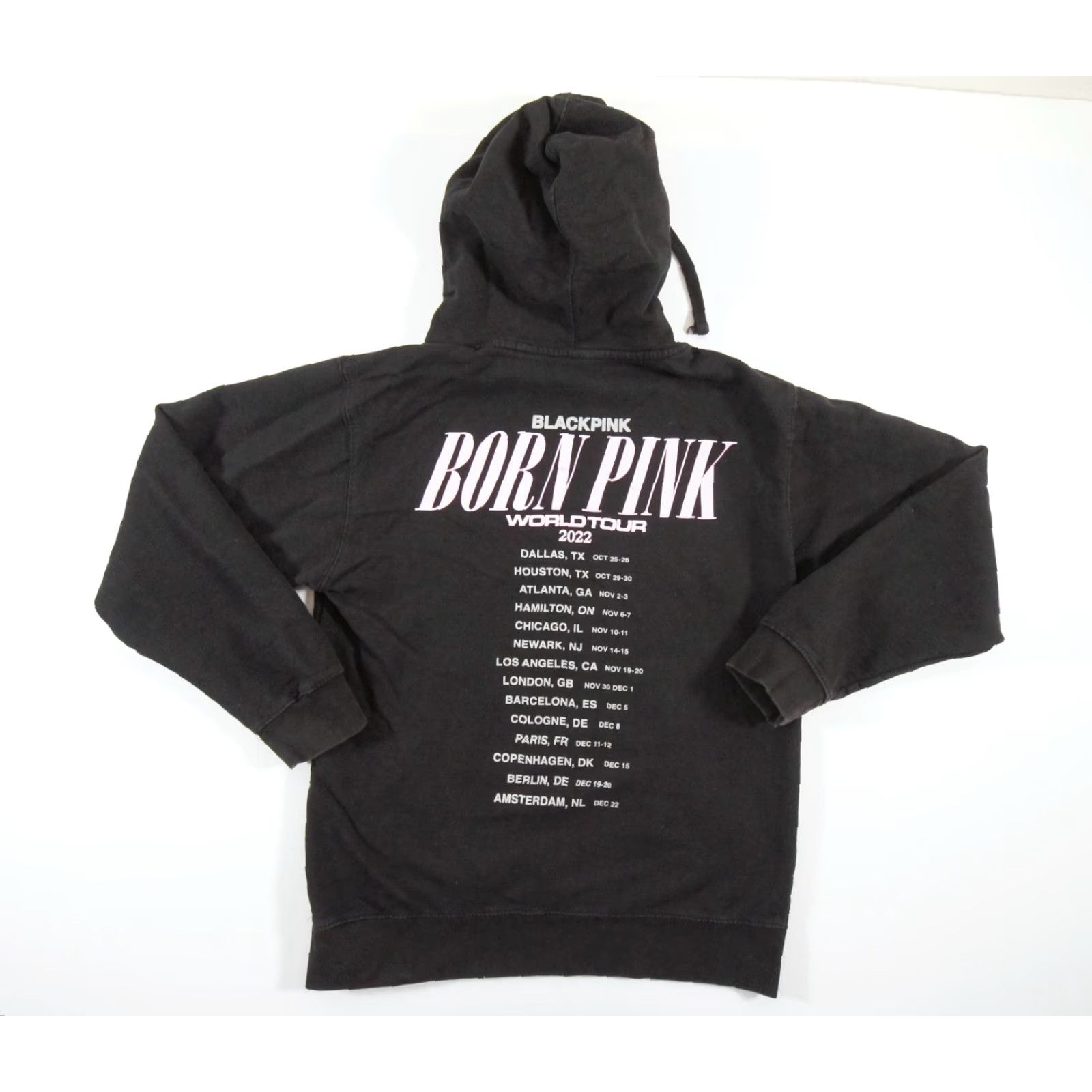 Born VINTAGE Black Pink Hoodie Adult Small Kpop Born Pink Concert Sweater Unisex Pullover All Seasons Size US S / EU 44-46 / 1 - 4 Thumbnail