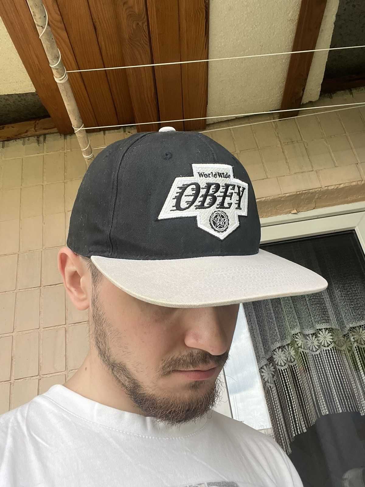 Vintage Vintage Obey Snapback Cap Big Logo Baseball Size ONE SIZE - 17 Thumbnail