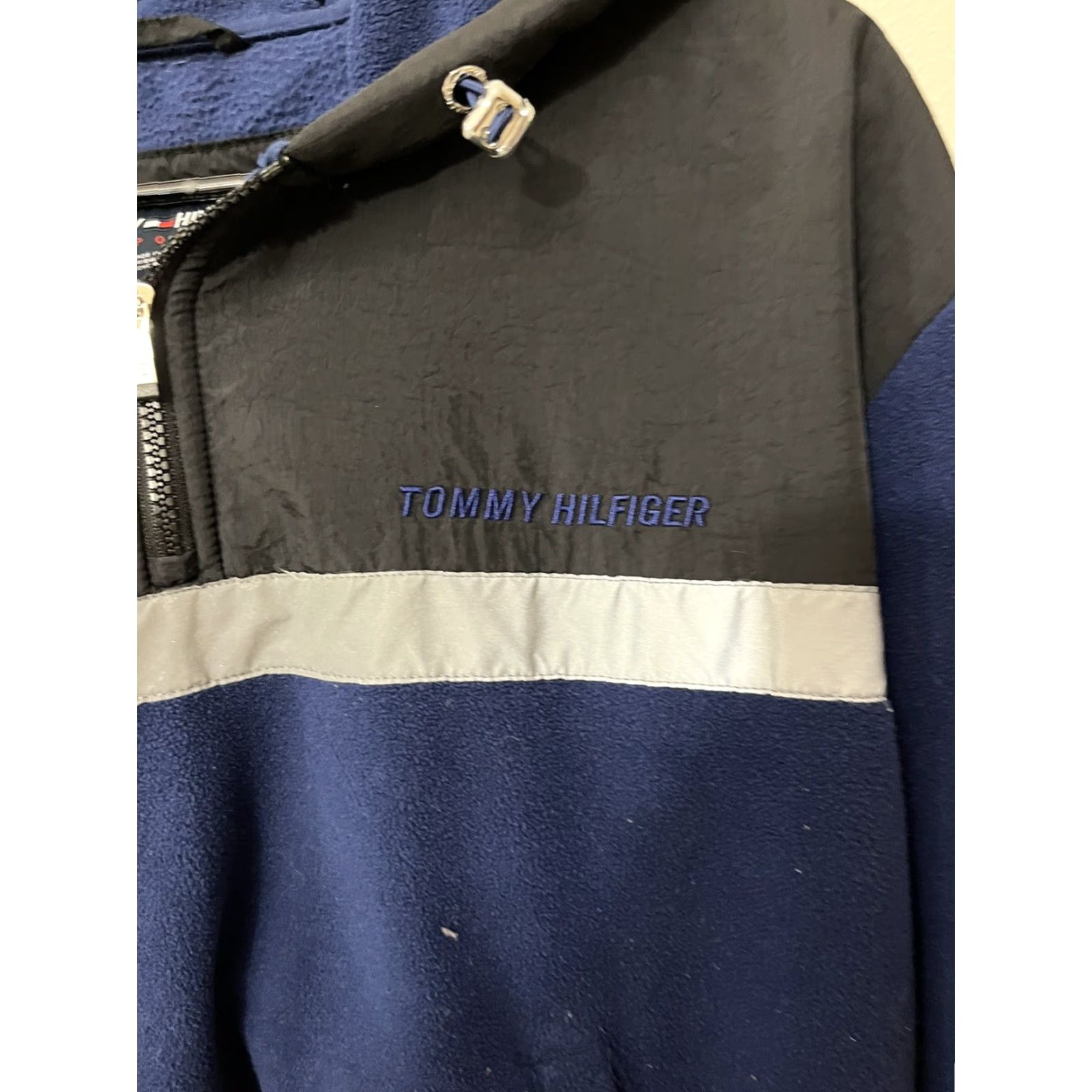 Tommy Hilfiger Tommy Hilfiger Sport Women's 1/4 Zip Pullover Microfleece Reflective Navy Blue M/Blue Reflective 1/4 Zip Pullover Sports Activewear Hoodie Size M / US 6-8 / IT 42-44 - 2 Thumbnail