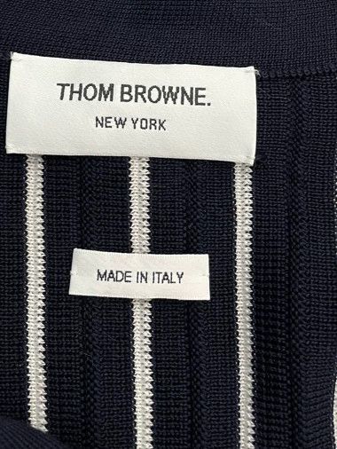 Thom Browne Thom browne Dark blue vertical striped cuff hem pleated des Size XS / US 0-2 / IT 36-38 - 5 Thumbnail