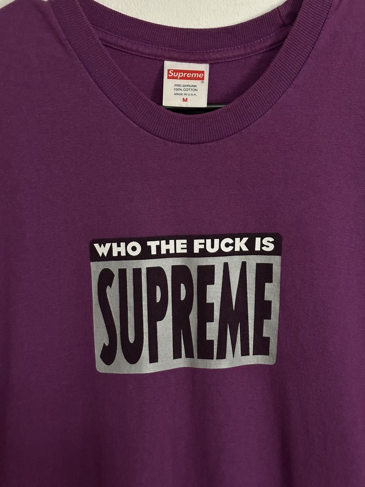 Supreme Supreme Who The Fuck Tee Size US M / EU 48-50 / 2 - 2 Thumbnail