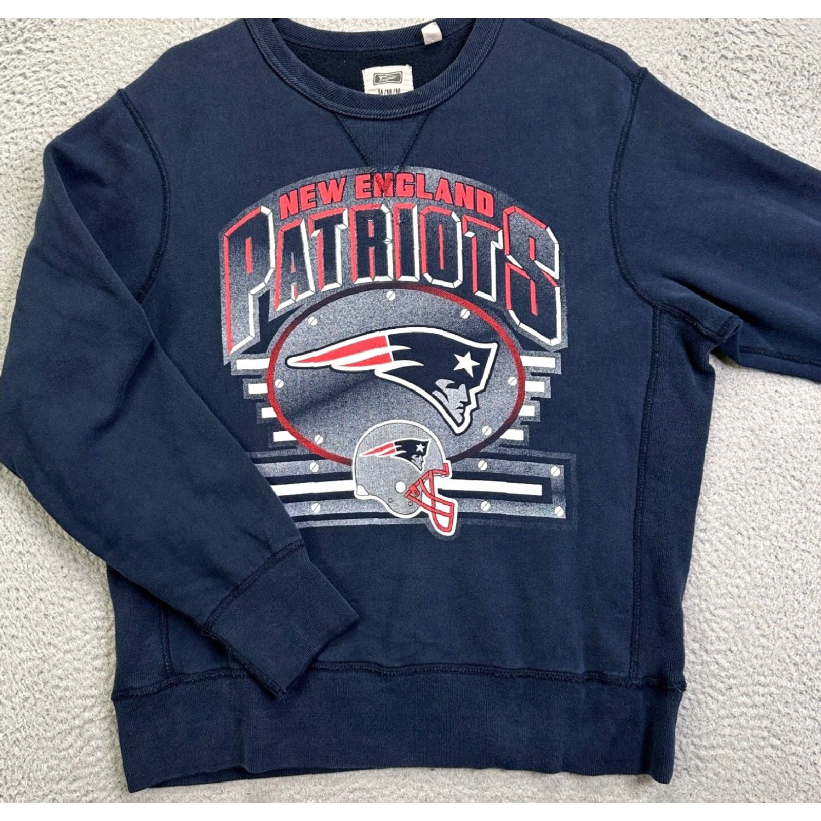 Vintage Tailgate England Patriots Sweater Mens Medium Blue Crew Neck Pullover Sweatshirt Tailgate Size US M / EU 48-50 / 2 - 3 Thumbnail