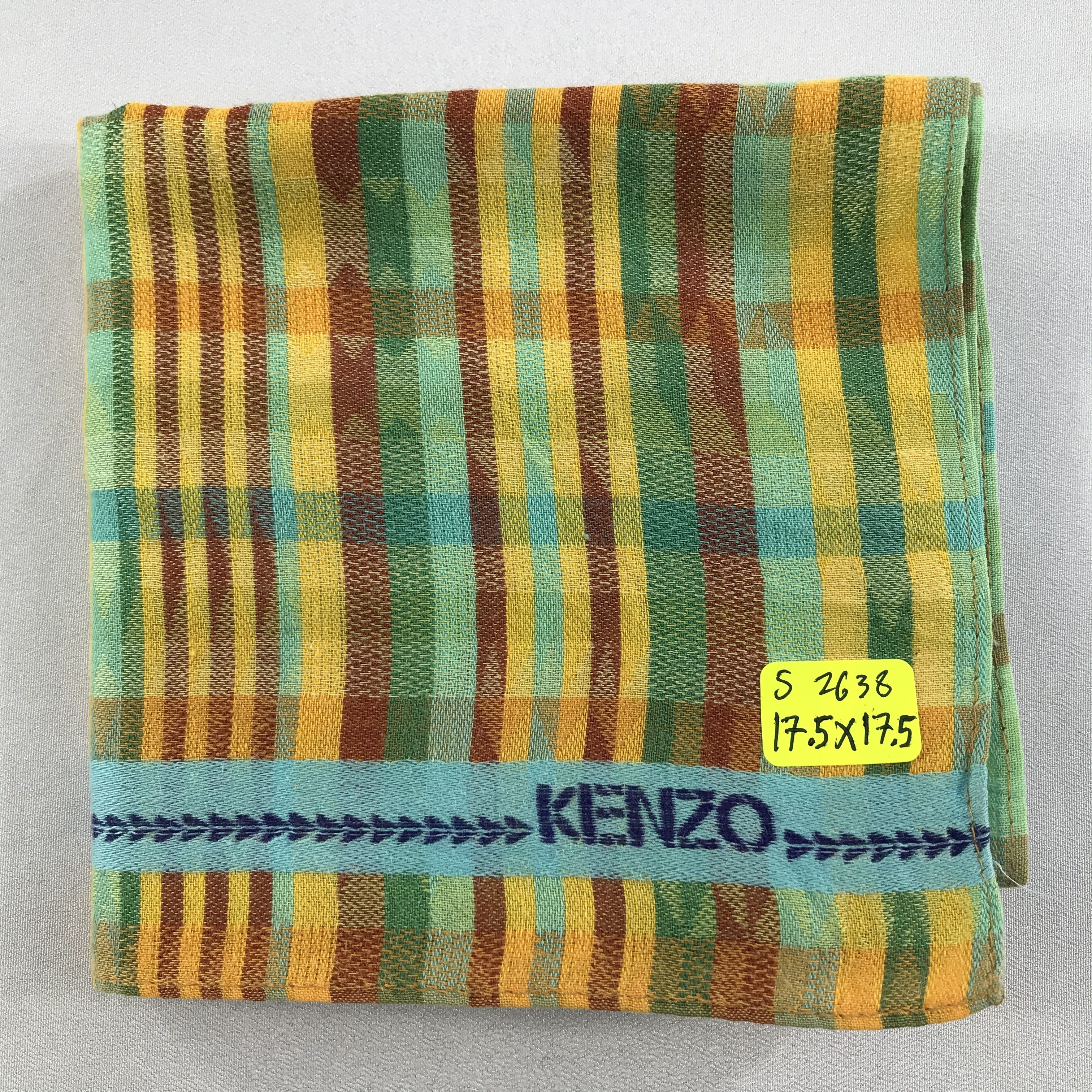 Kenzo × Vintage Kenzo Bandana / Handkerchief / Neckerchief - S2638 Size ONE SIZE - 5 Thumbnail