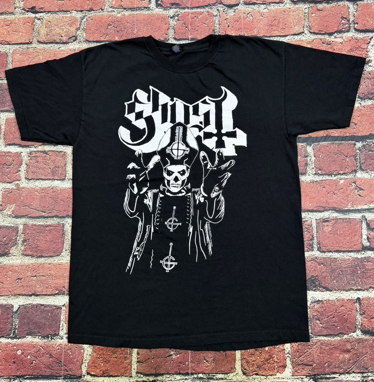 Band Tees Ghost Papa Emeritus Wrath T Shirt Band Tour Merch Tee 2016 Size US L / EU 52-54 / 3 - 1 Thumbnail